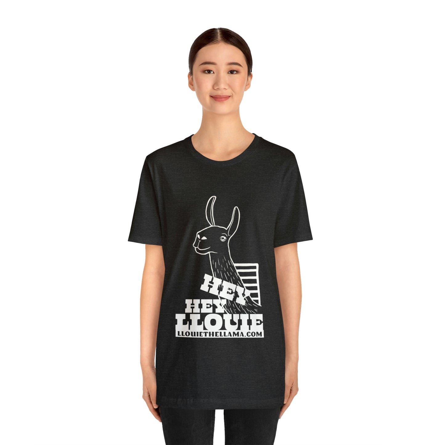 OFFICIAL Hey Hey Llouie T-Shirt (White Print)