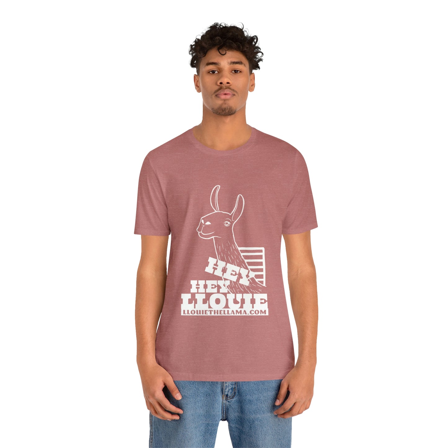 OFFICIAL Hey Hey Llouie T-Shirt (White Print)
