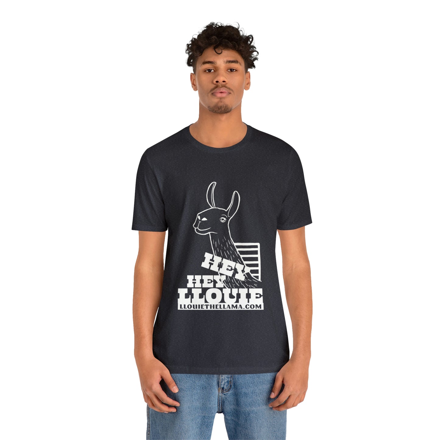 OFFICIAL Hey Hey Llouie T-Shirt (White Print)