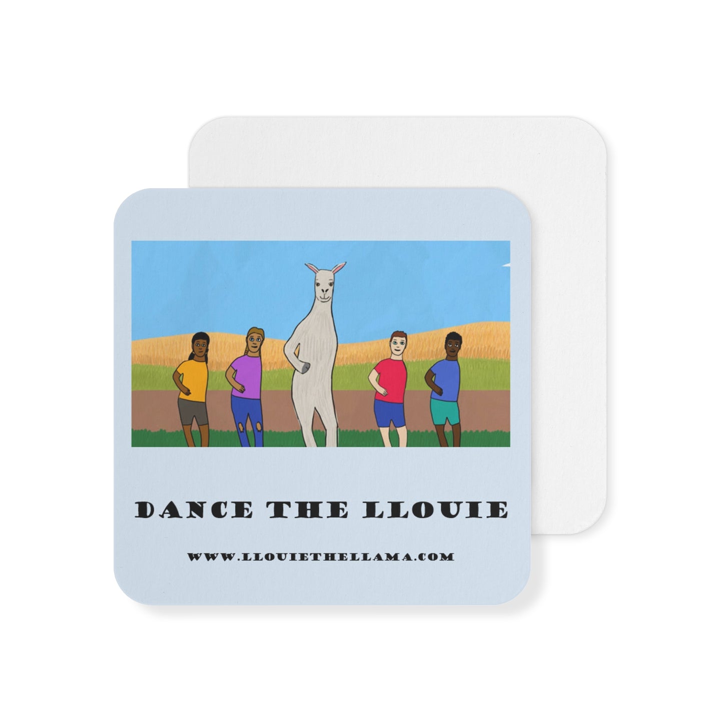 Dance The Llouie Coasters - Fun Party Drink Coasters (50 or 100 pcs)