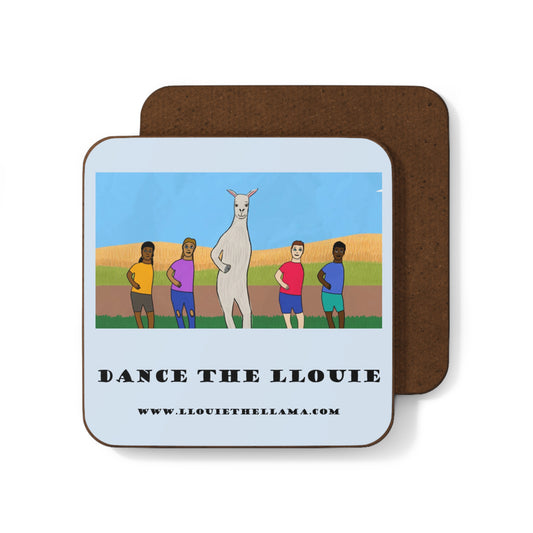 Dance The Llouie Hardboard Coaster - Fun and Quirky Home Décor