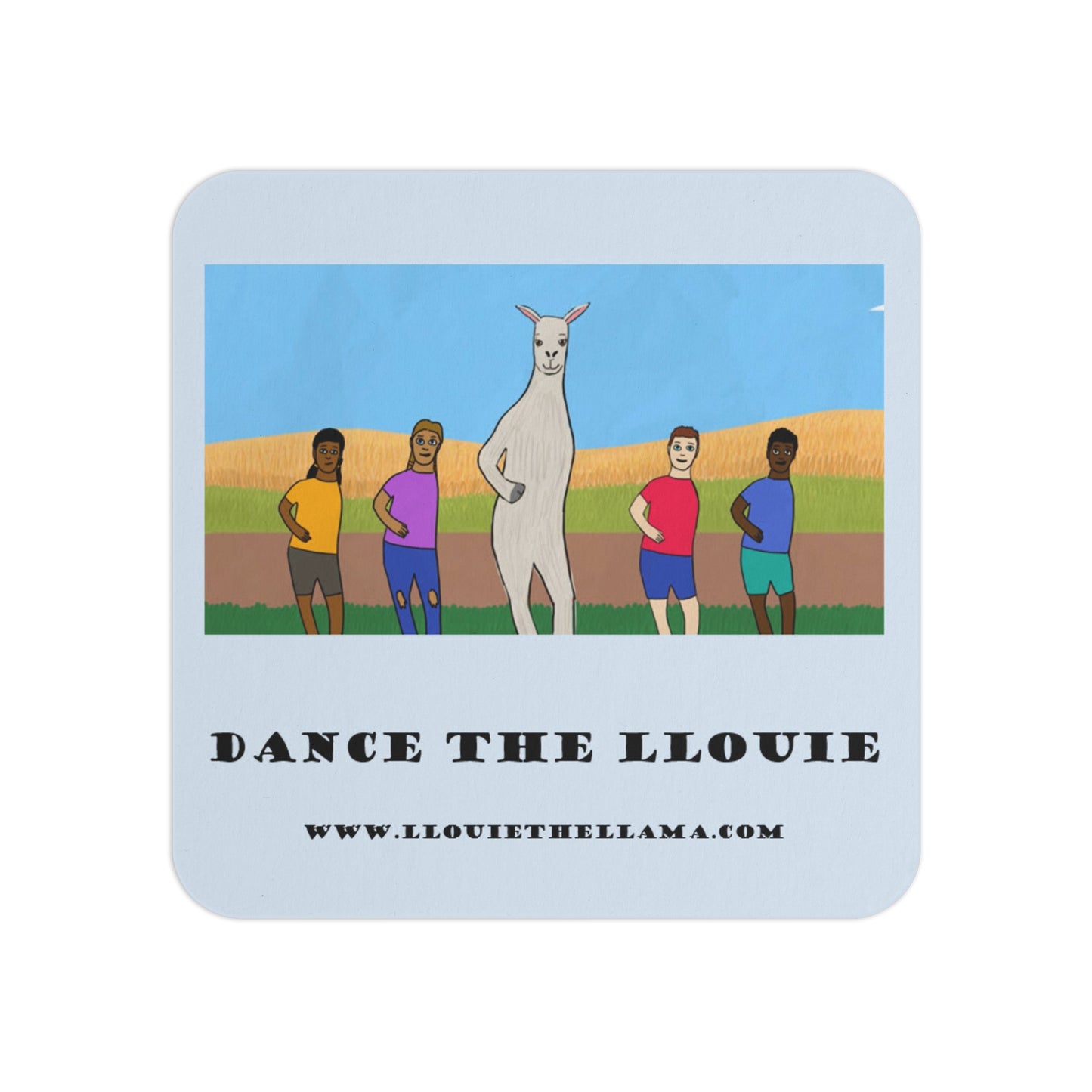 Dance The Llouie Coasters - Fun Party Drink Coasters (50 or 100 pcs)