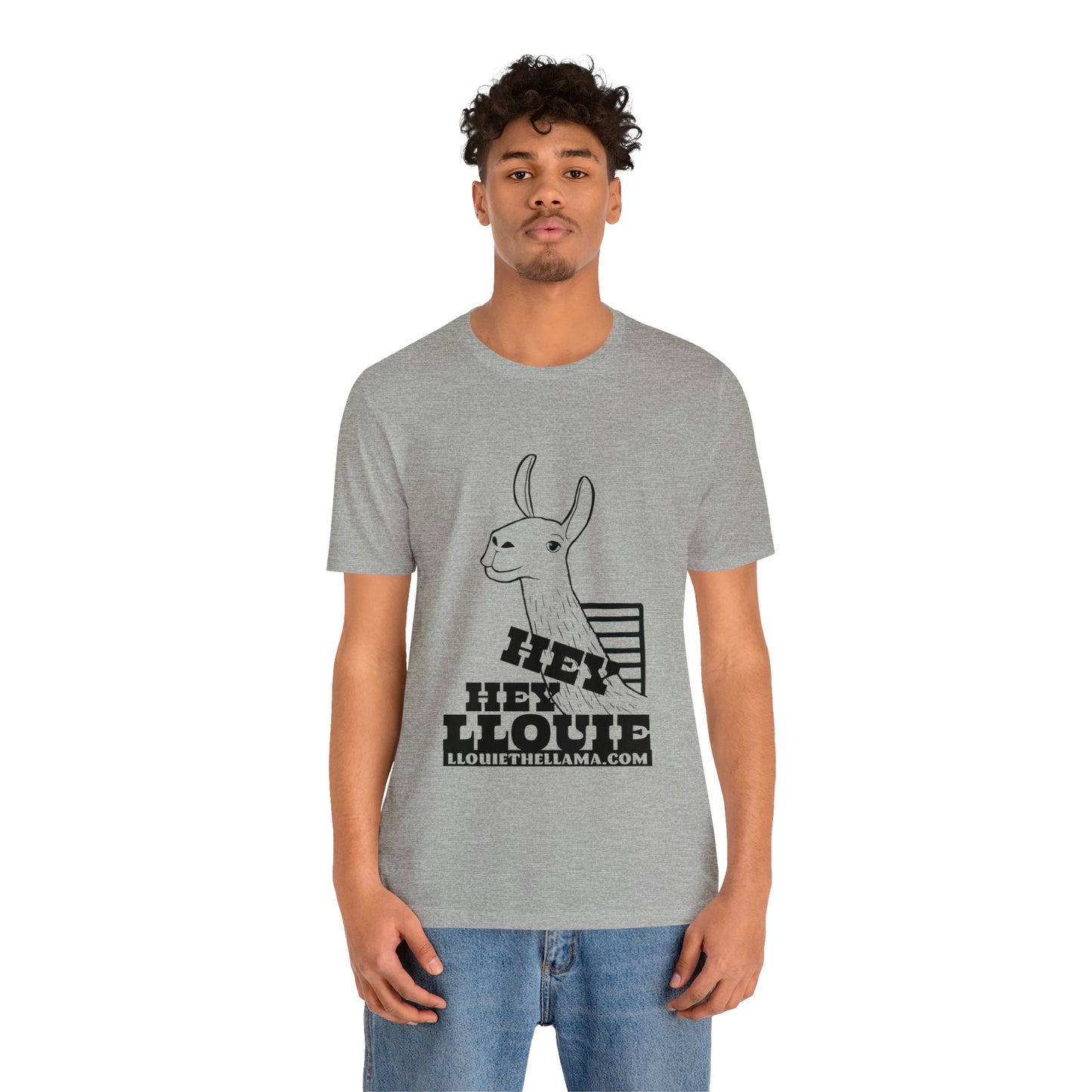 OFFICIAL Hey Hey Llouie T-Shirt (Black Print)