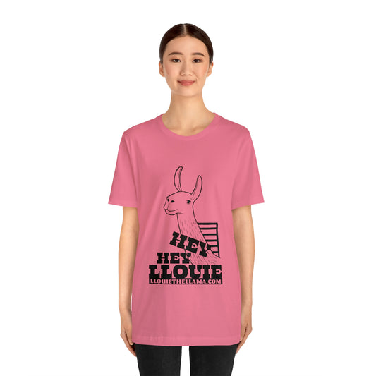 OFFICIAL Hey Hey Llouie T-Shirt (Black Print)