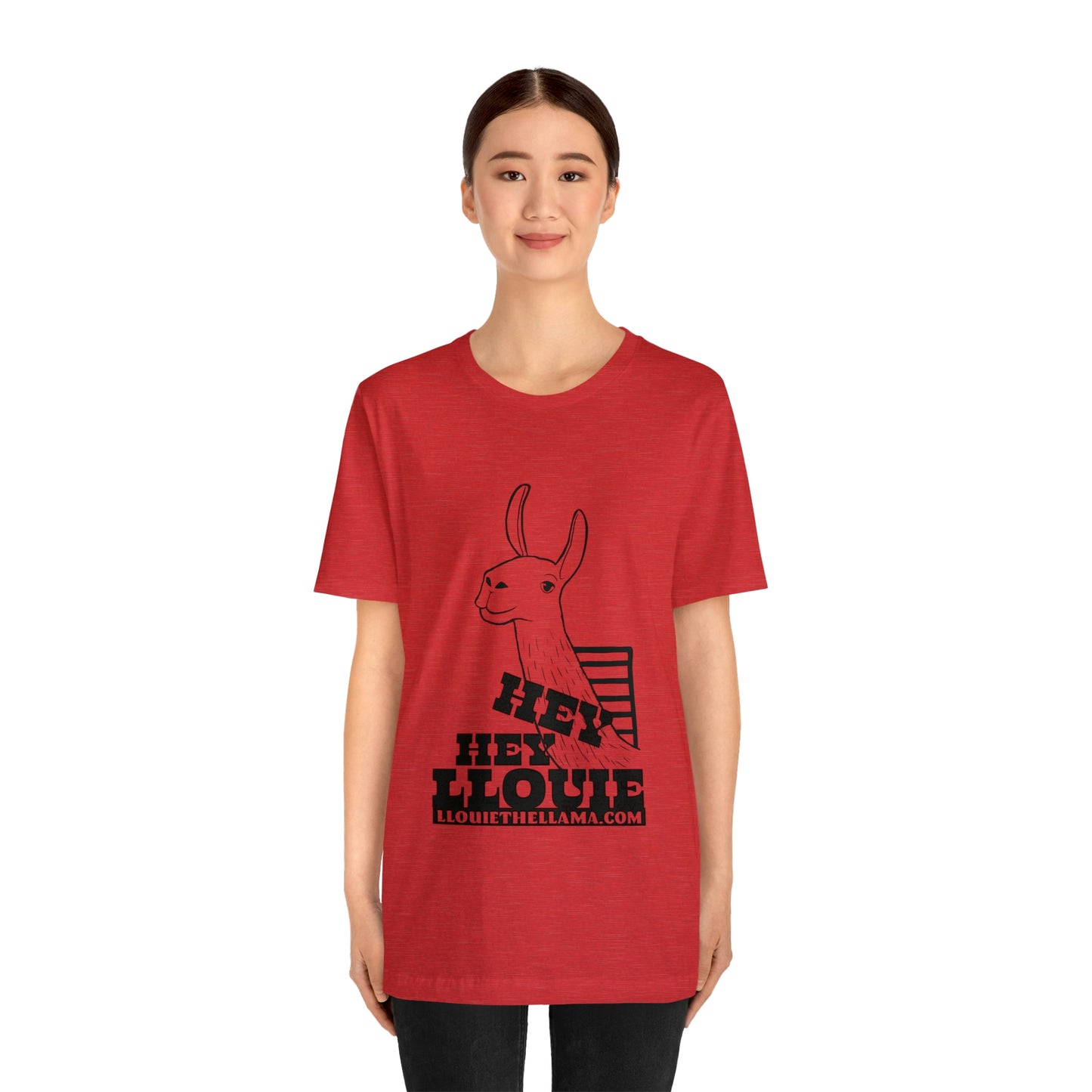 OFFICIAL Hey Hey Llouie T-Shirt (Black Print)