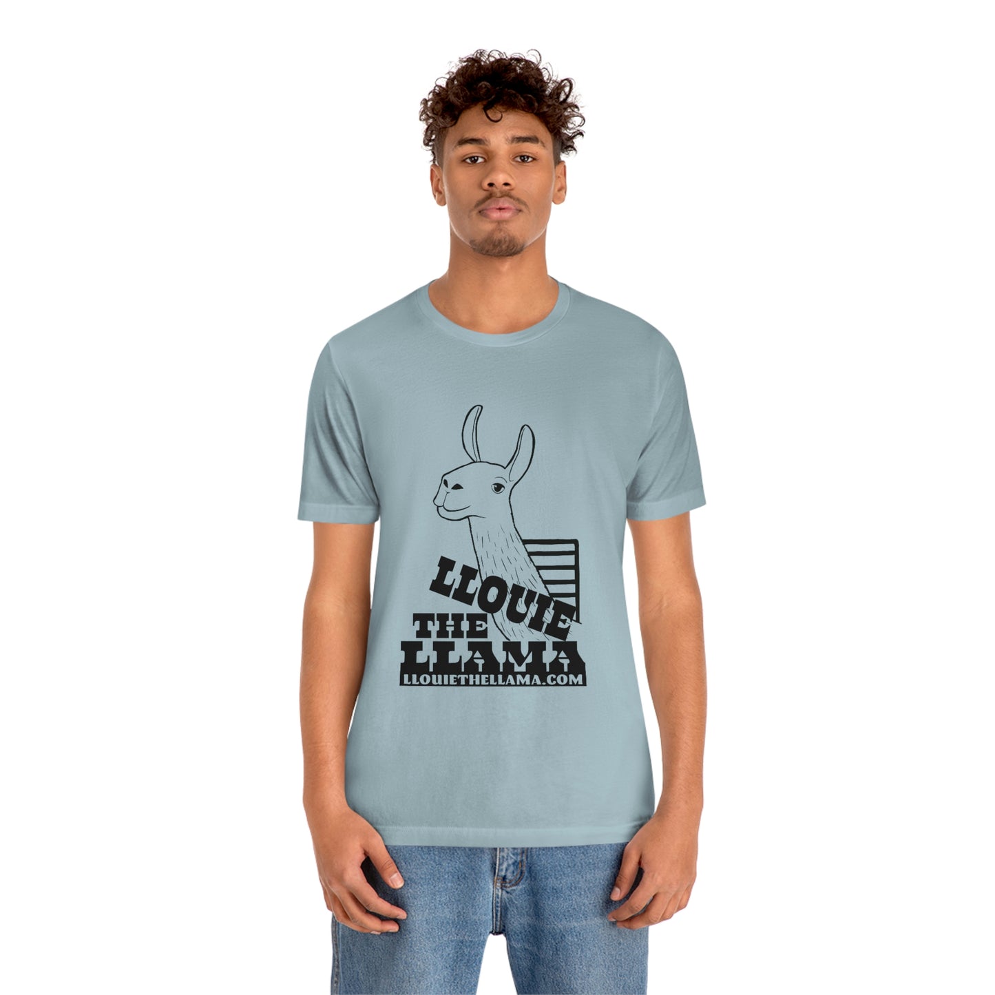 Llouie The Llama T-Shirt (Black Print)