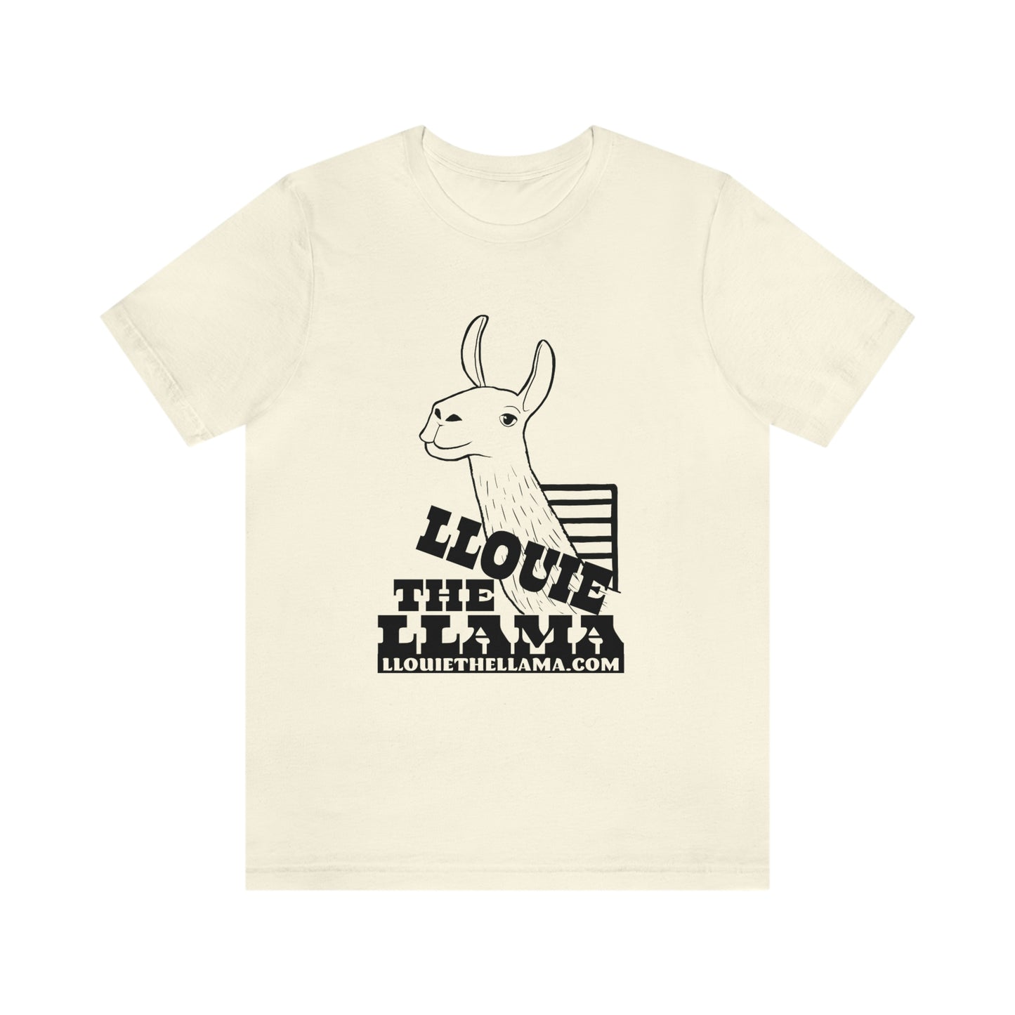 Llouie The Llama T-Shirt (Black Print)