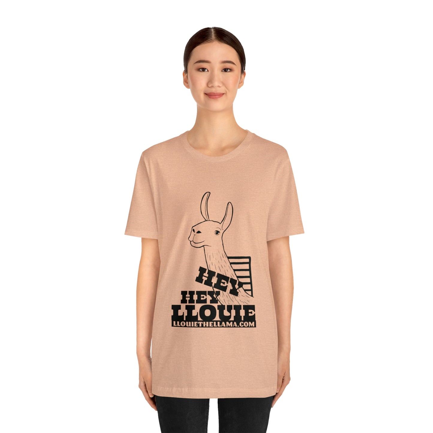 OFFICIAL Hey Hey Llouie T-Shirt (Black Print)