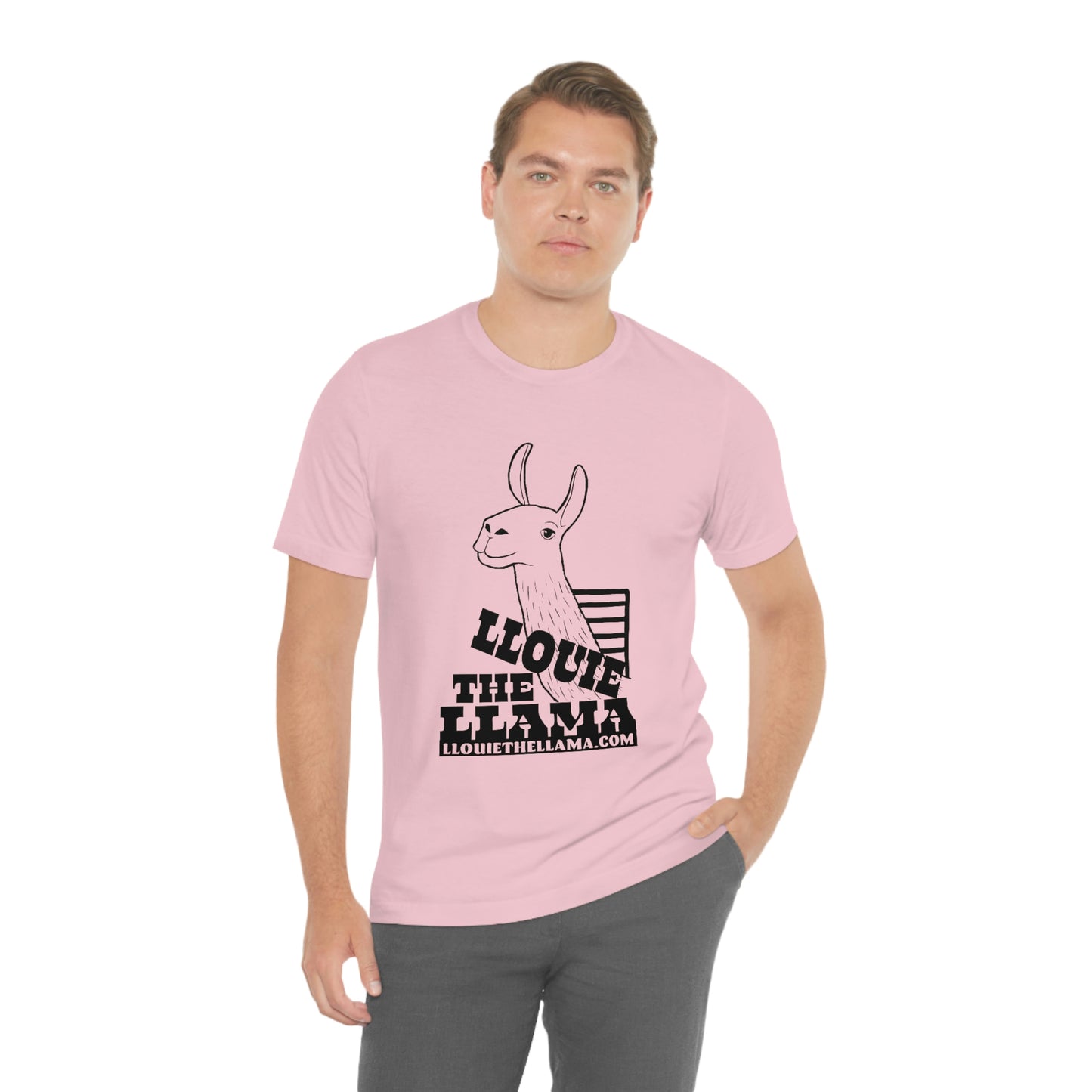 Llouie The Llama T-Shirt (Black Print)