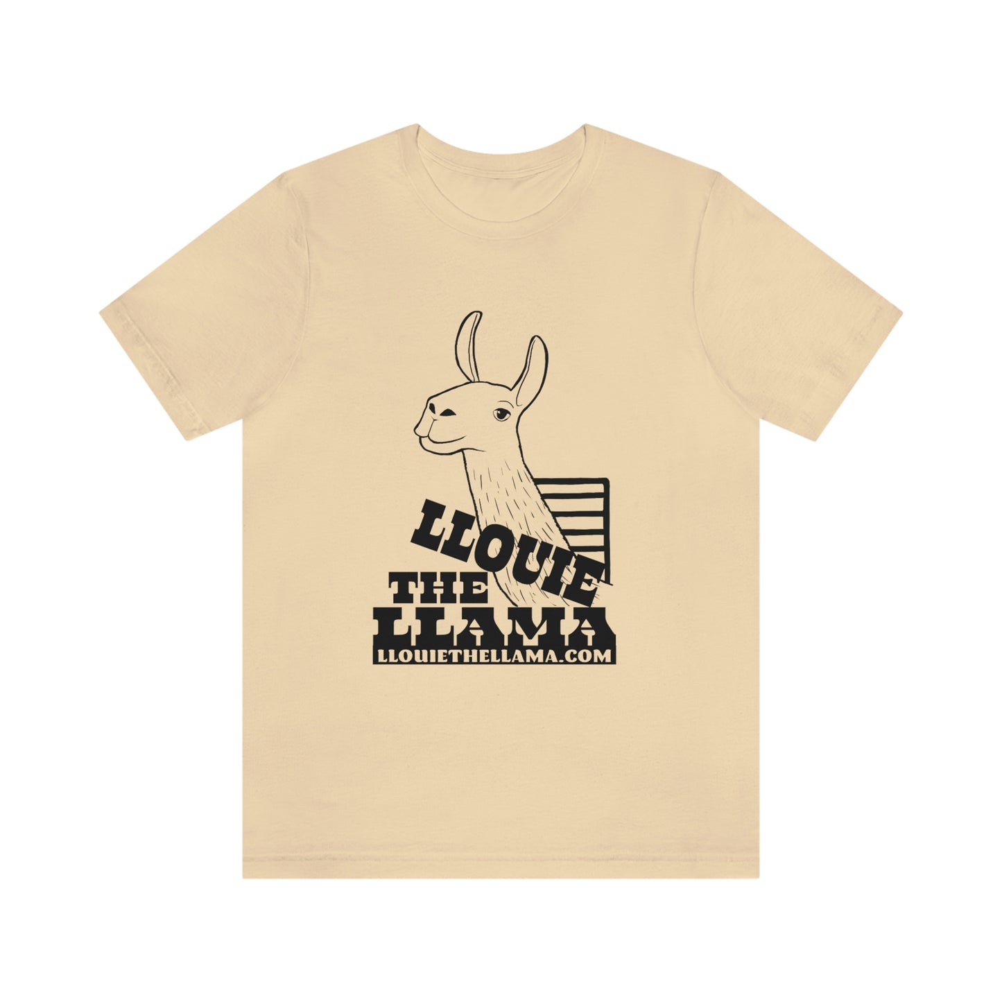 Llouie The Llama T-Shirt (Black Print)