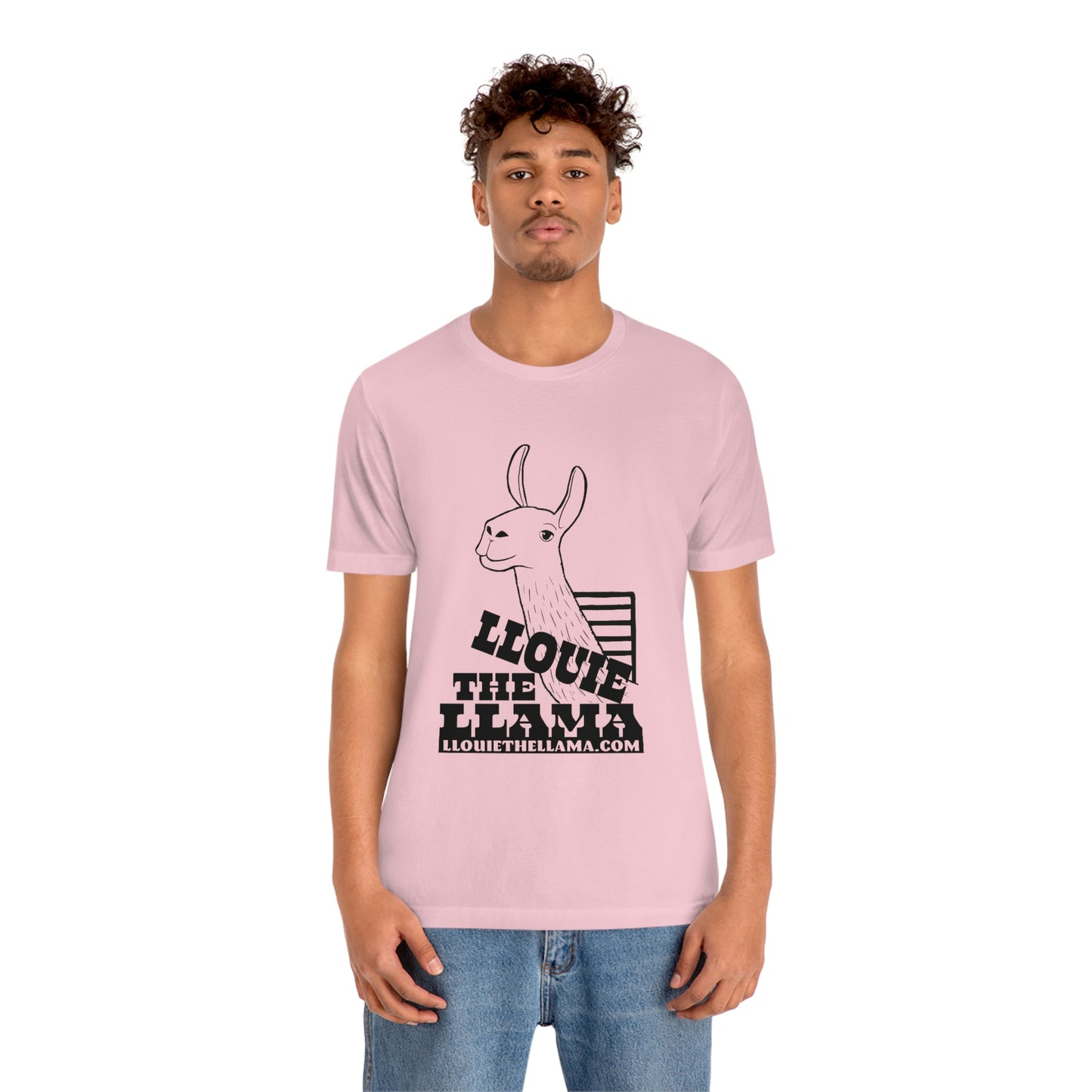 Llouie The Llama T-Shirt (Black Print)