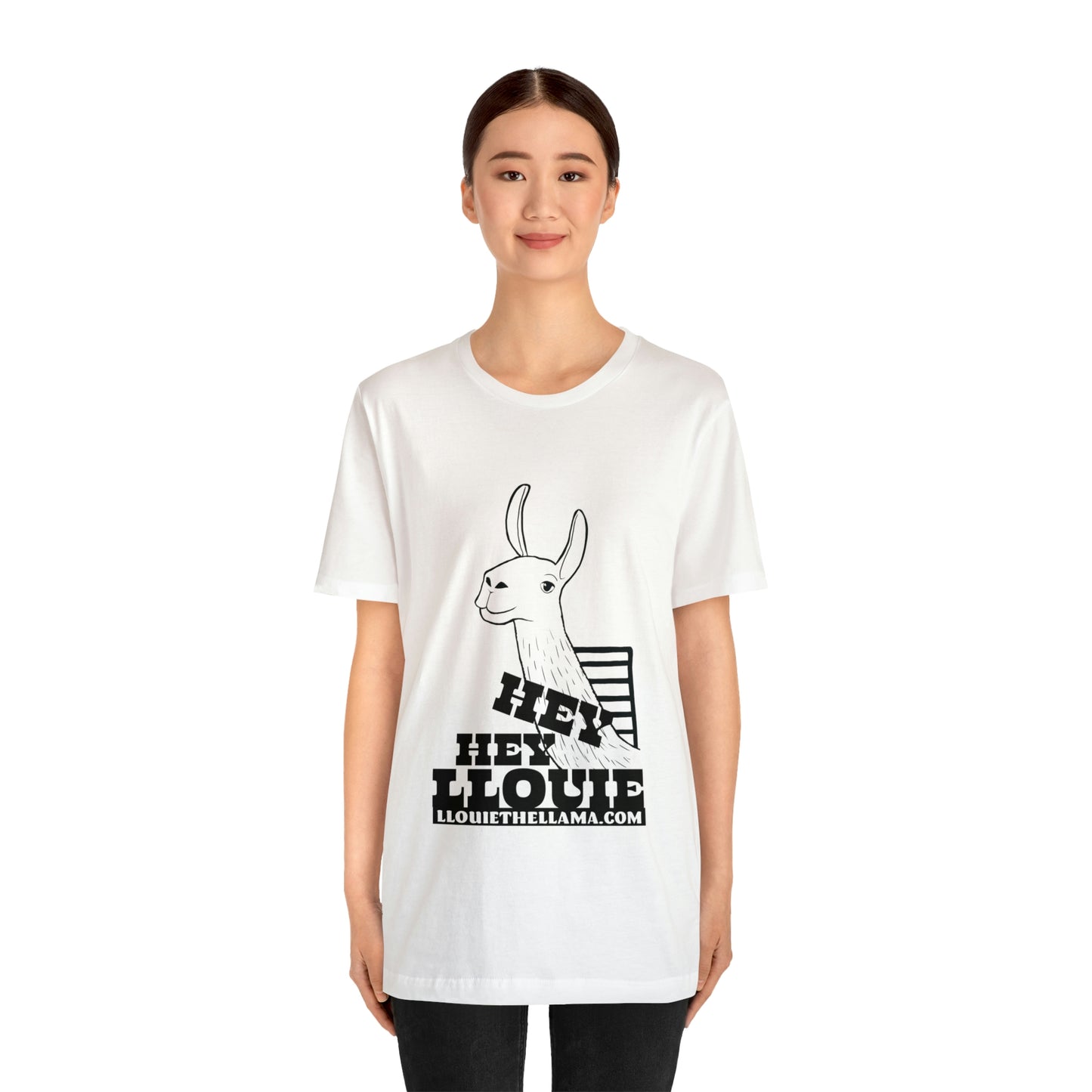 OFFICIAL Hey Hey Llouie T-Shirt (Black Print)