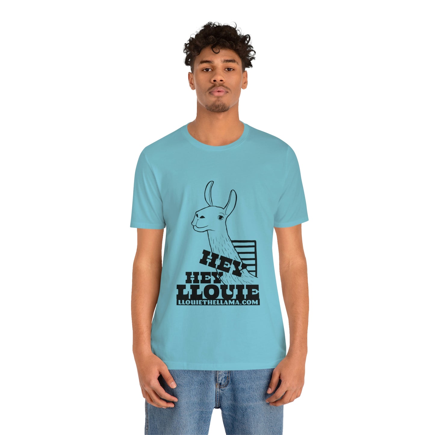 OFFICIAL Hey Hey Llouie T-Shirt (Black Print)