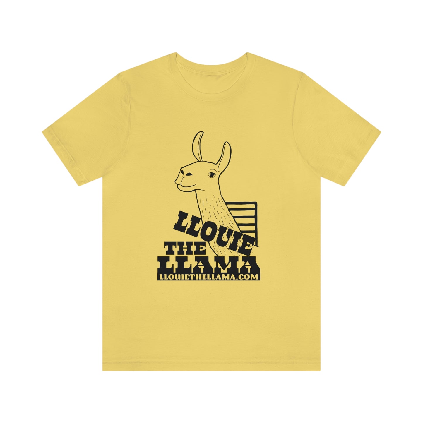 Llouie The Llama T-Shirt (Black Print)