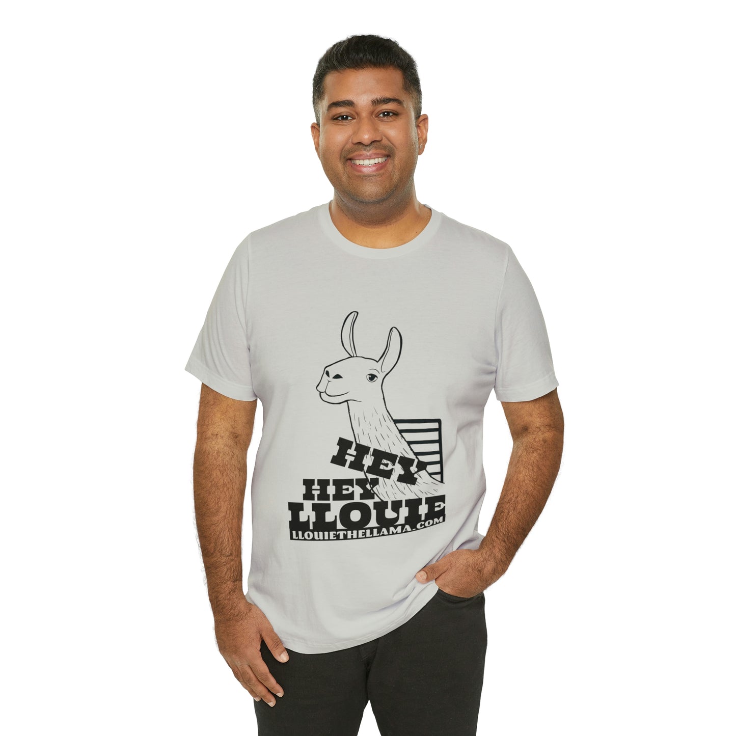 OFFICIAL Hey Hey Llouie T-Shirt (Black Print)