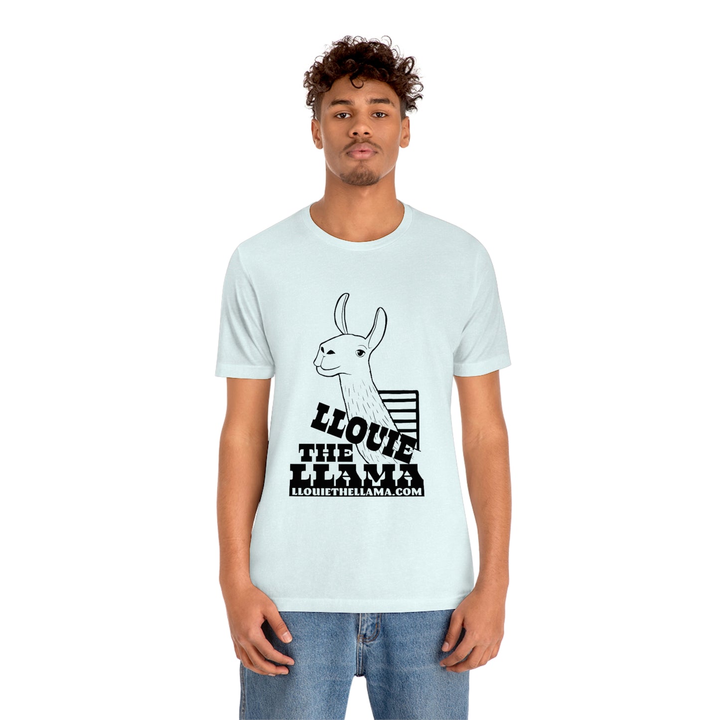 Llouie The Llama T-Shirt (Black Print)