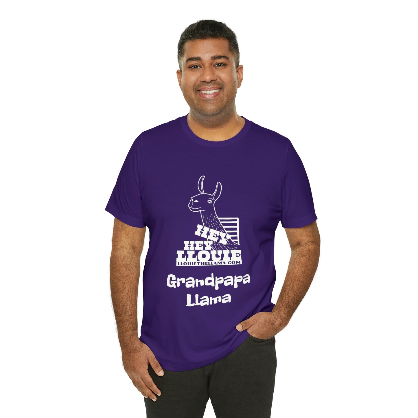 Hey Hey Llouie Grandpapa Llama T-Shirt