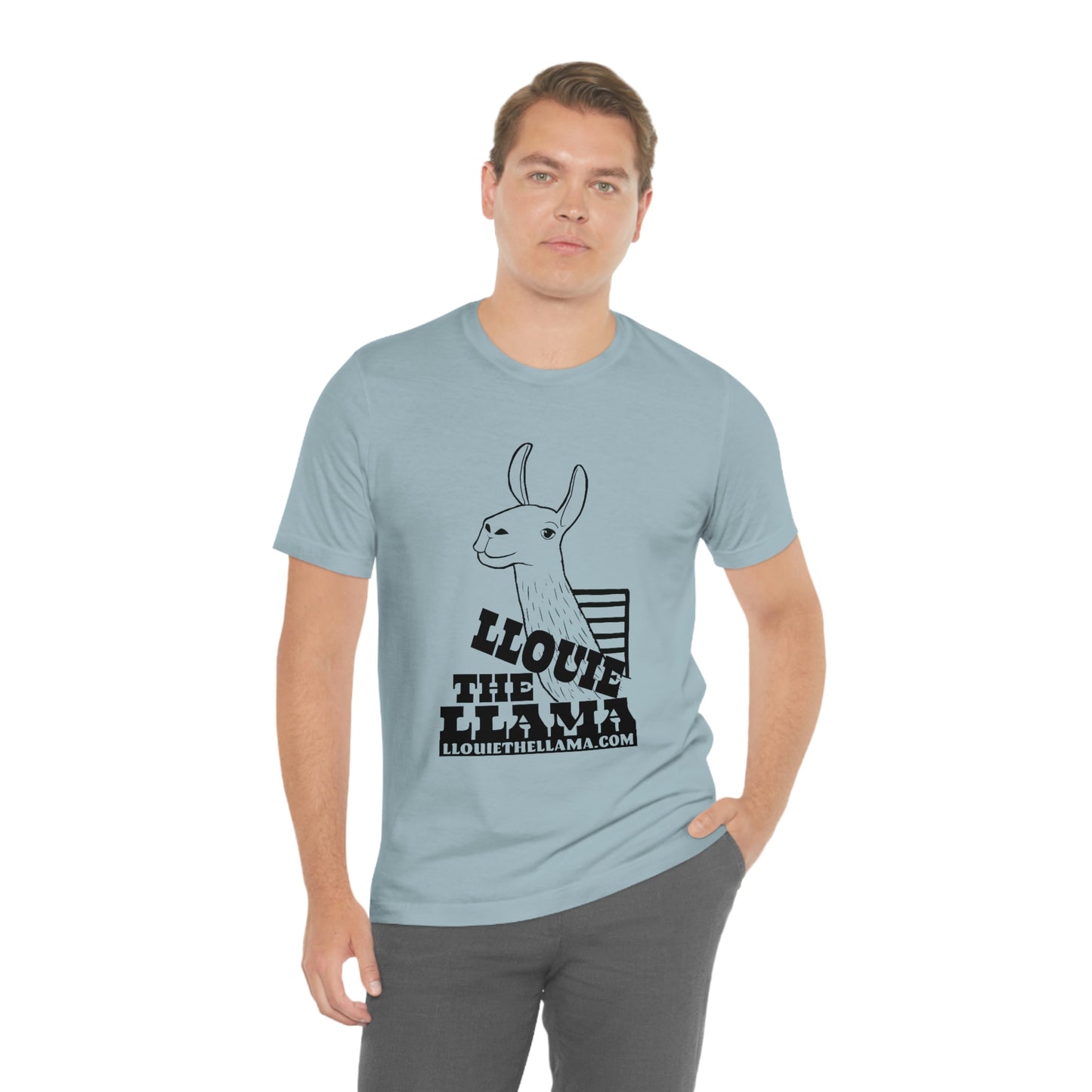 Llouie The Llama T-Shirt (Black Print)