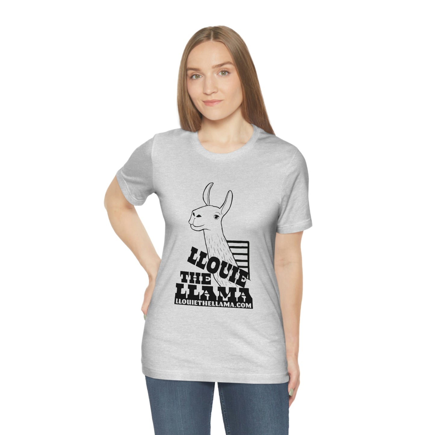 Llouie The Llama T-Shirt (Black Print)