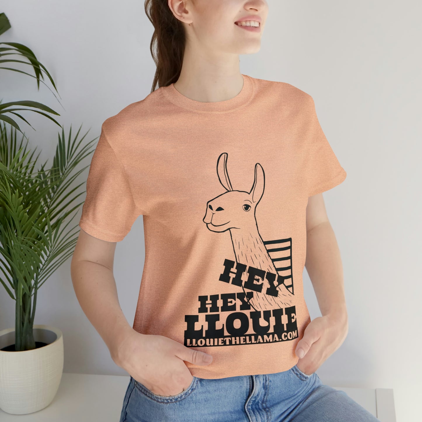 OFFICIAL Hey Hey Llouie T-Shirt (Black Print)