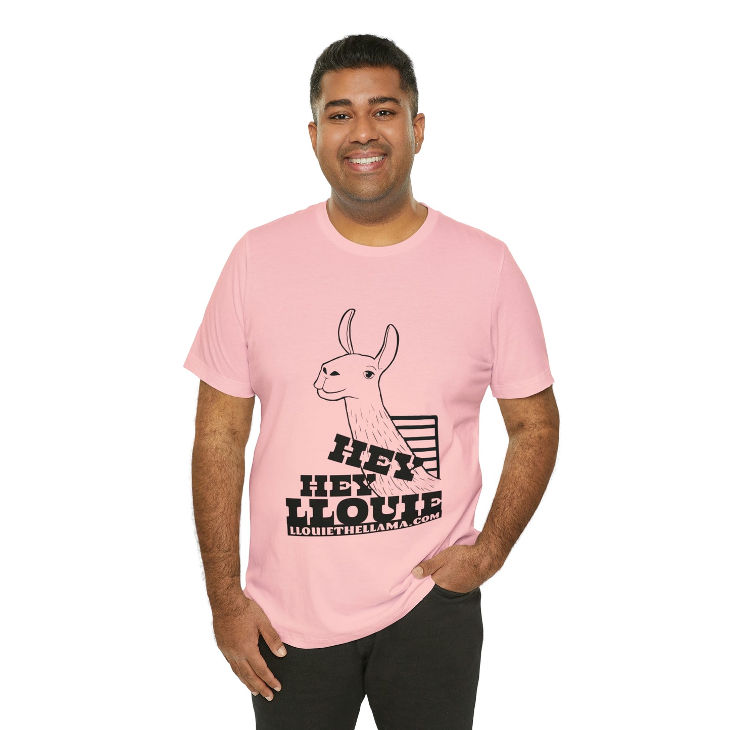 OFFICIAL Hey Hey Llouie T-Shirt (Black Print)