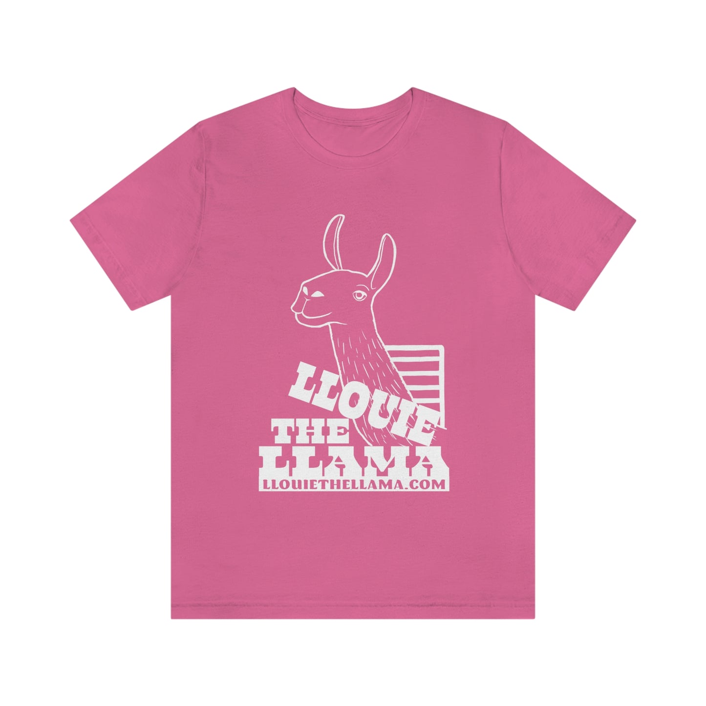 Llouie The Llama T-Shirt (White Print)