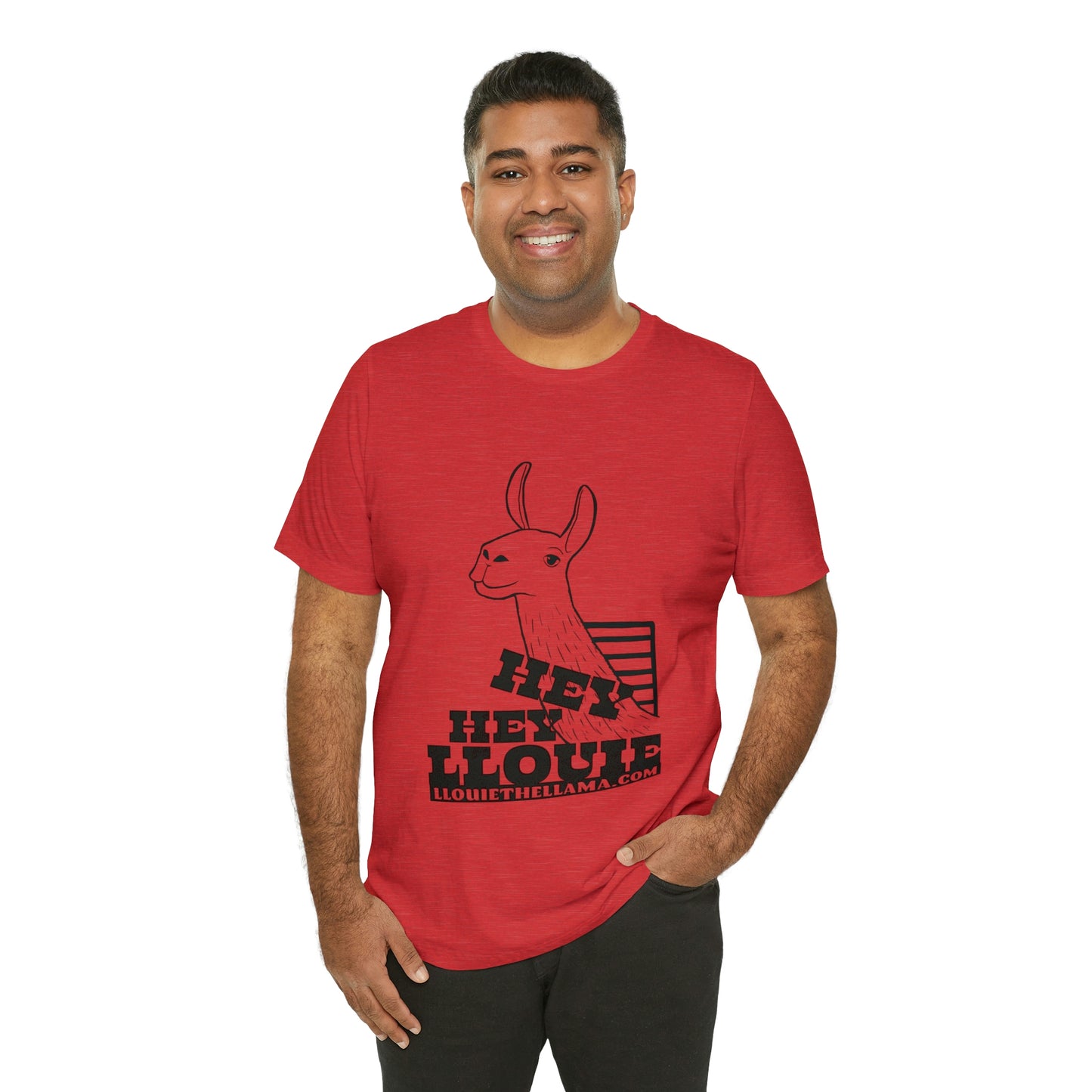 OFFICIAL Hey Hey Llouie T-Shirt (Black Print)