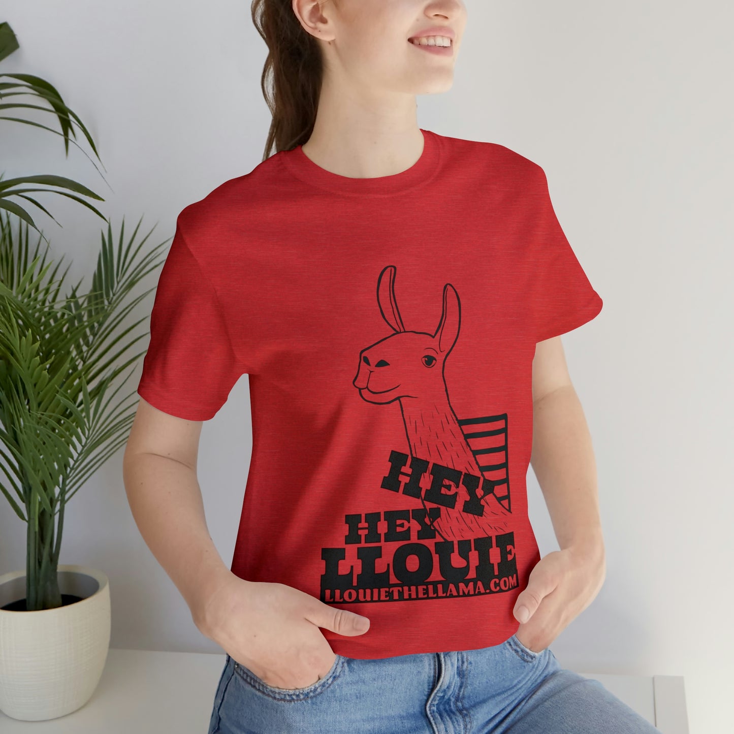 OFFICIAL Hey Hey Llouie T-Shirt (Black Print)