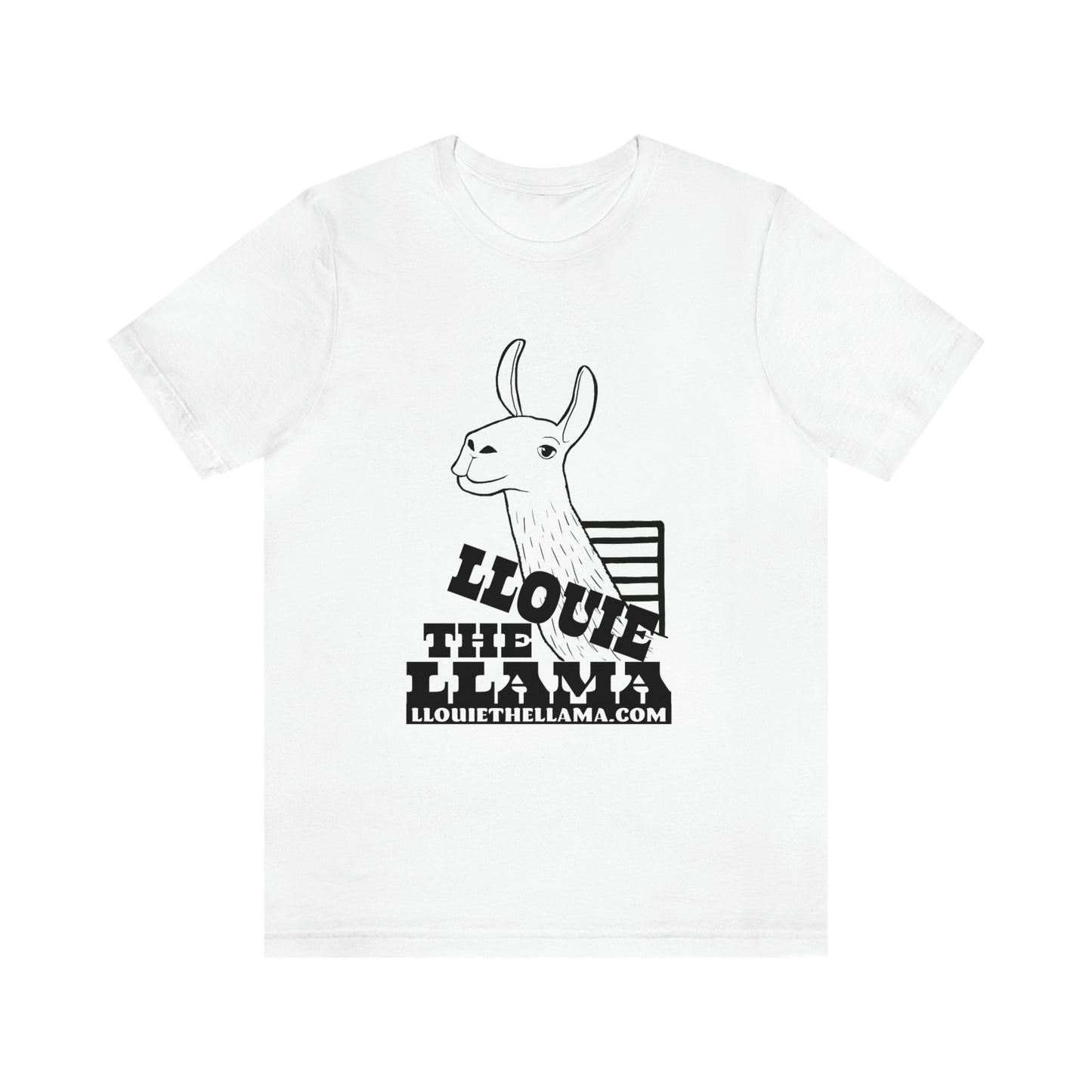 Llouie The Llama T-Shirt (Black Print)