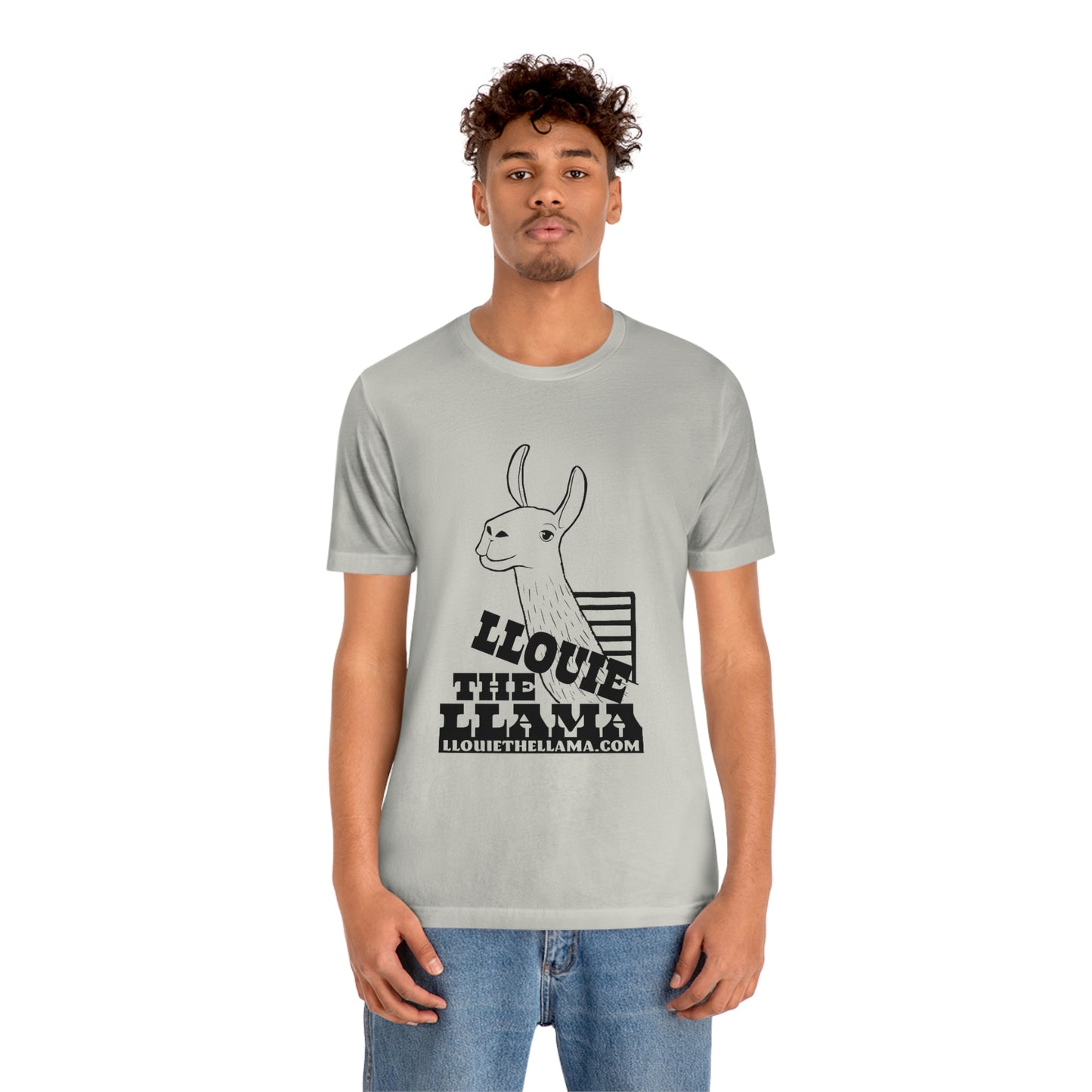 Llouie The Llama T-Shirt (Black Print)