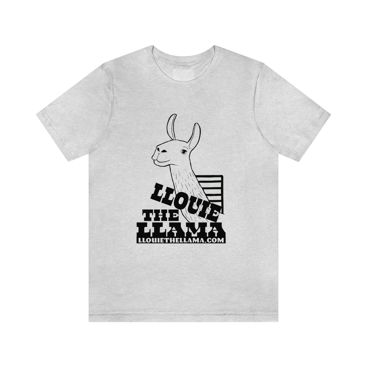 Llouie The Llama T-Shirt (Black Print)