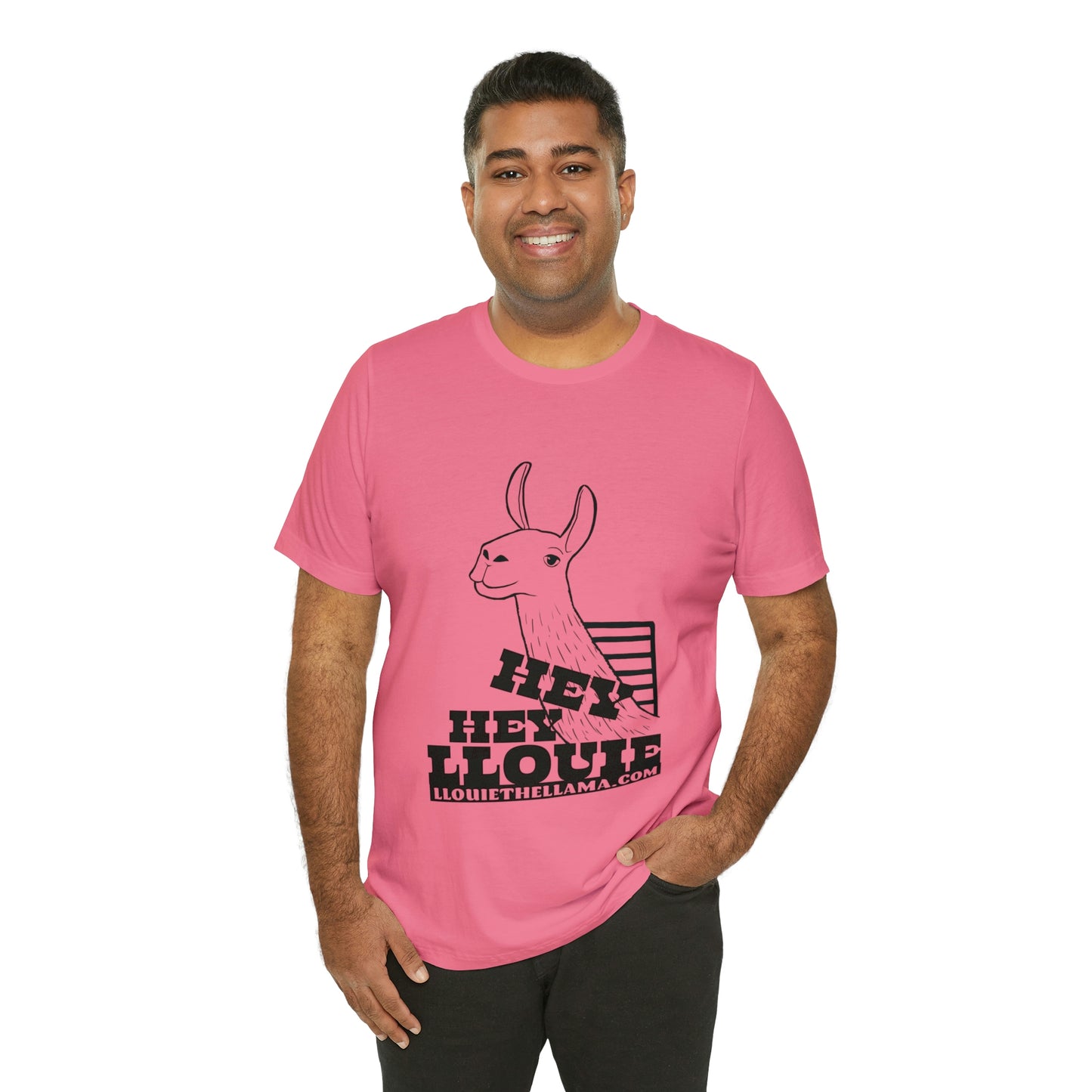 OFFICIAL Hey Hey Llouie T-Shirt (Black Print)