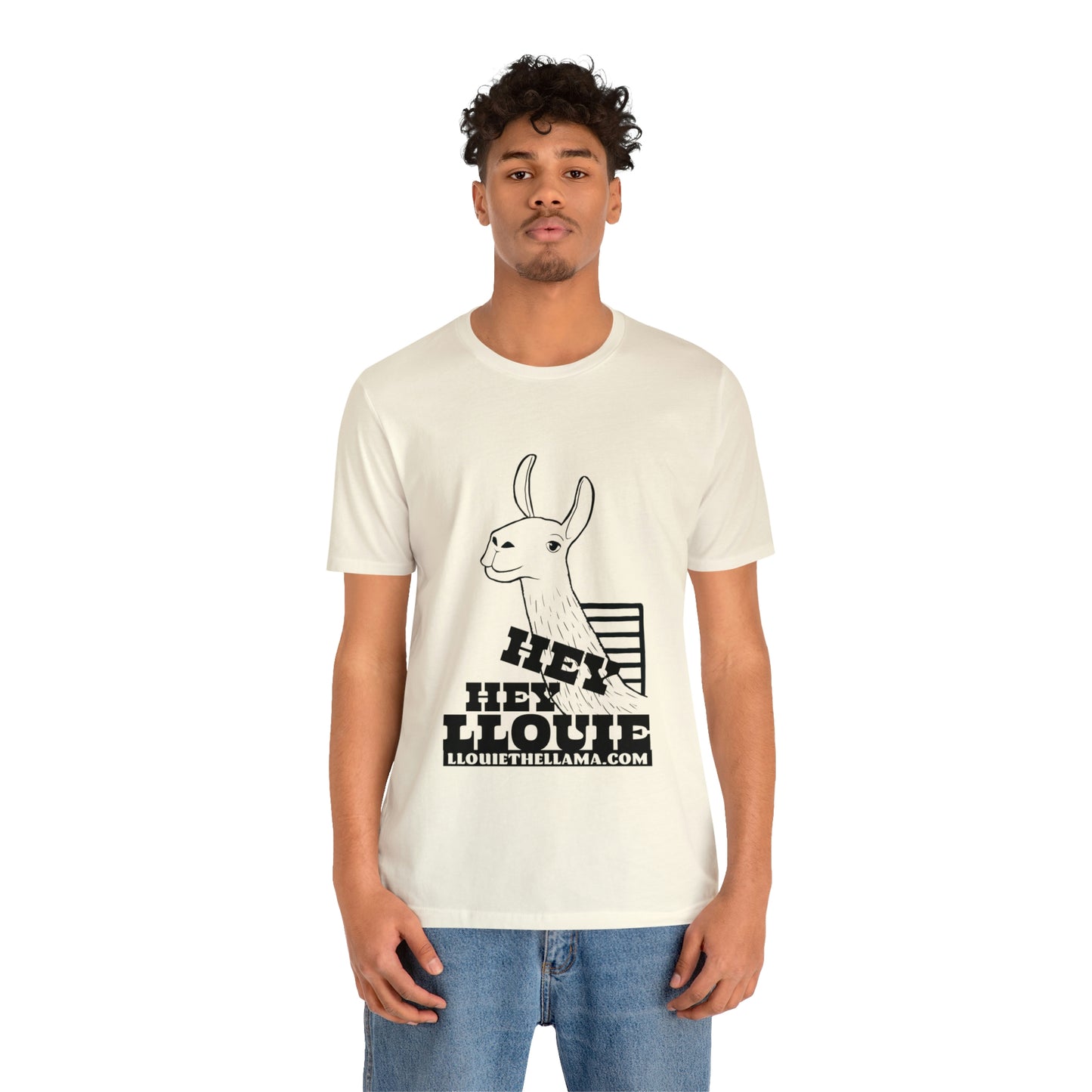 OFFICIAL Hey Hey Llouie T-Shirt (Black Print)