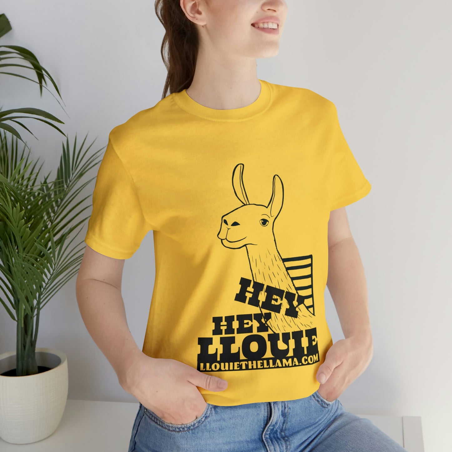 OFFICIAL Hey Hey Llouie T-Shirt (Black Print)