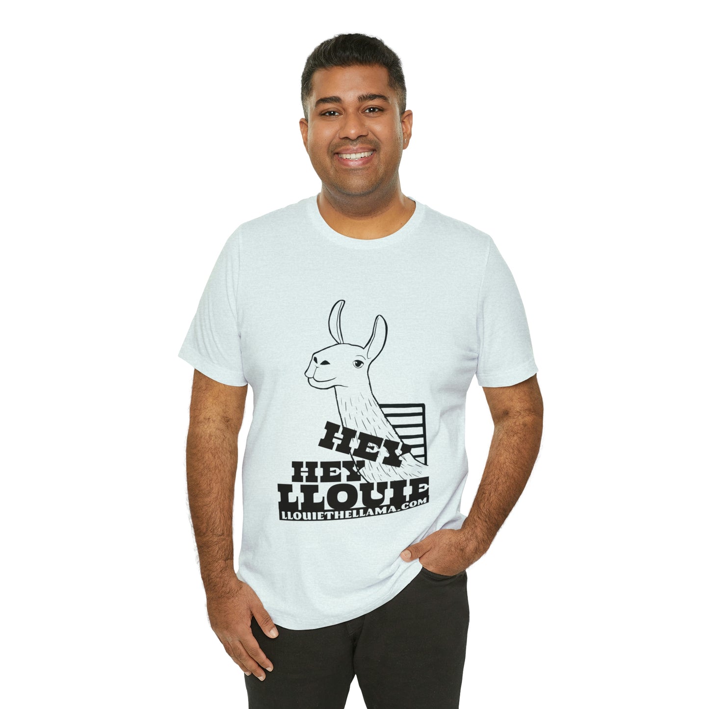 OFFICIAL Hey Hey Llouie T-Shirt (Black Print)