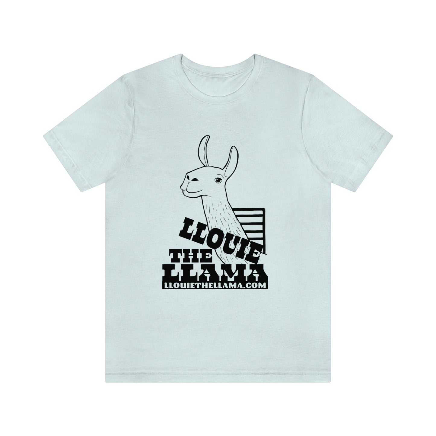 Llouie The Llama T-Shirt (Black Print)