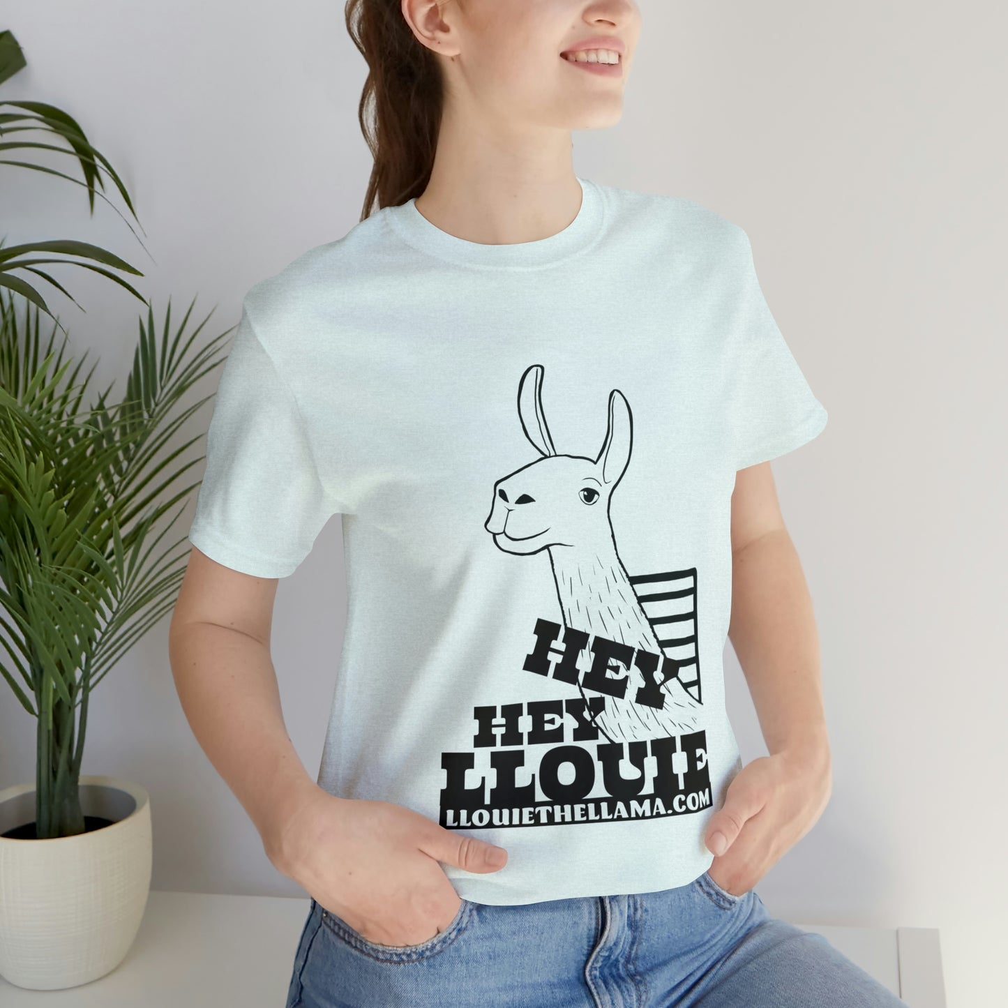 OFFICIAL Hey Hey Llouie T-Shirt (Black Print)