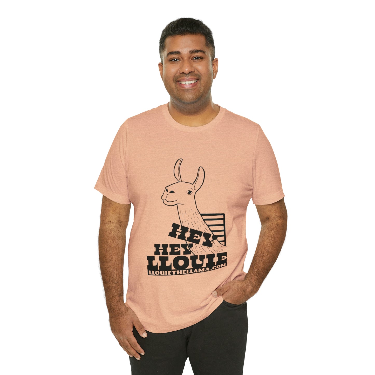 OFFICIAL Hey Hey Llouie T-Shirt (Black Print)