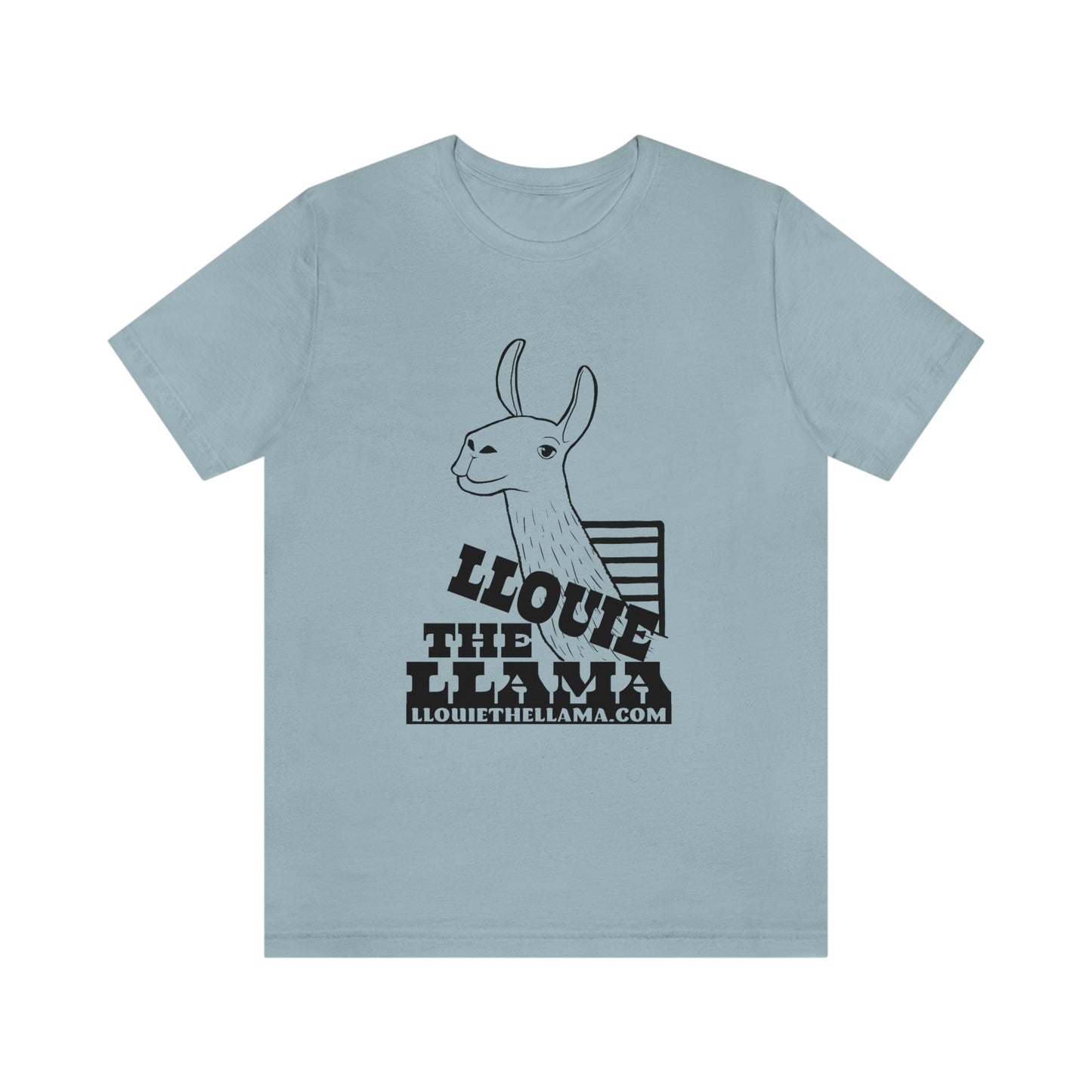 Llouie The Llama T-Shirt (Black Print)