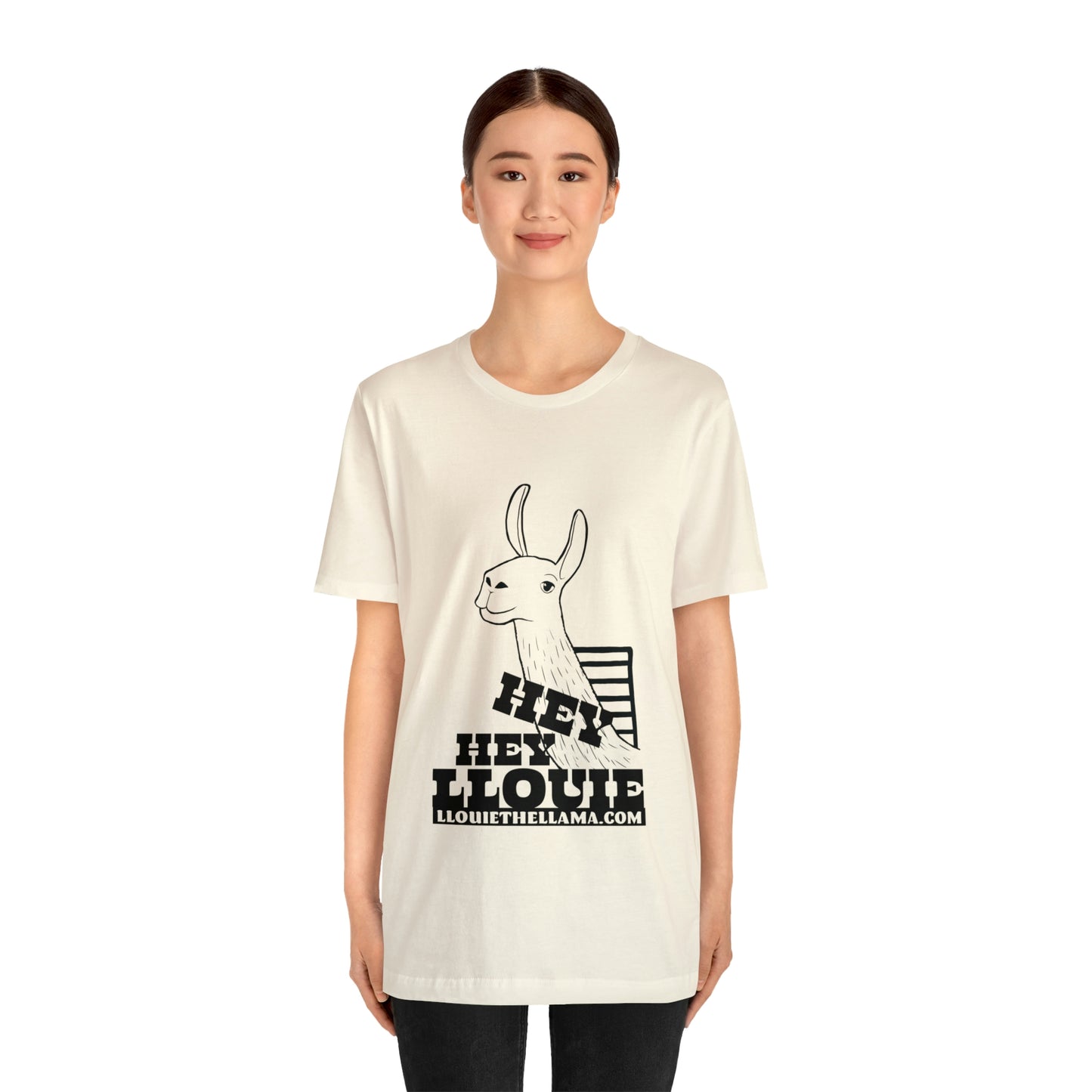 OFFICIAL Hey Hey Llouie T-Shirt (Black Print)