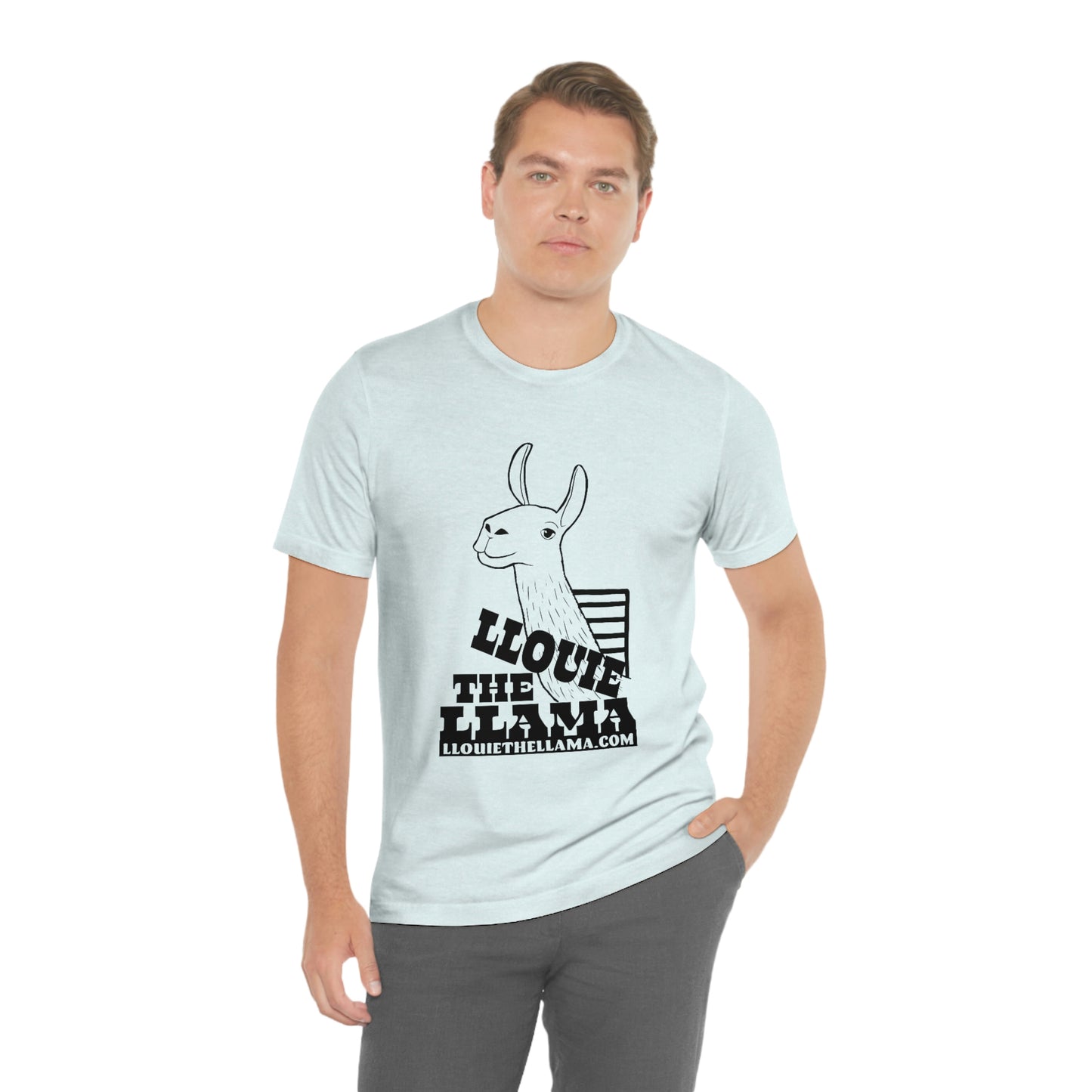 Llouie The Llama T-Shirt (Black Print)