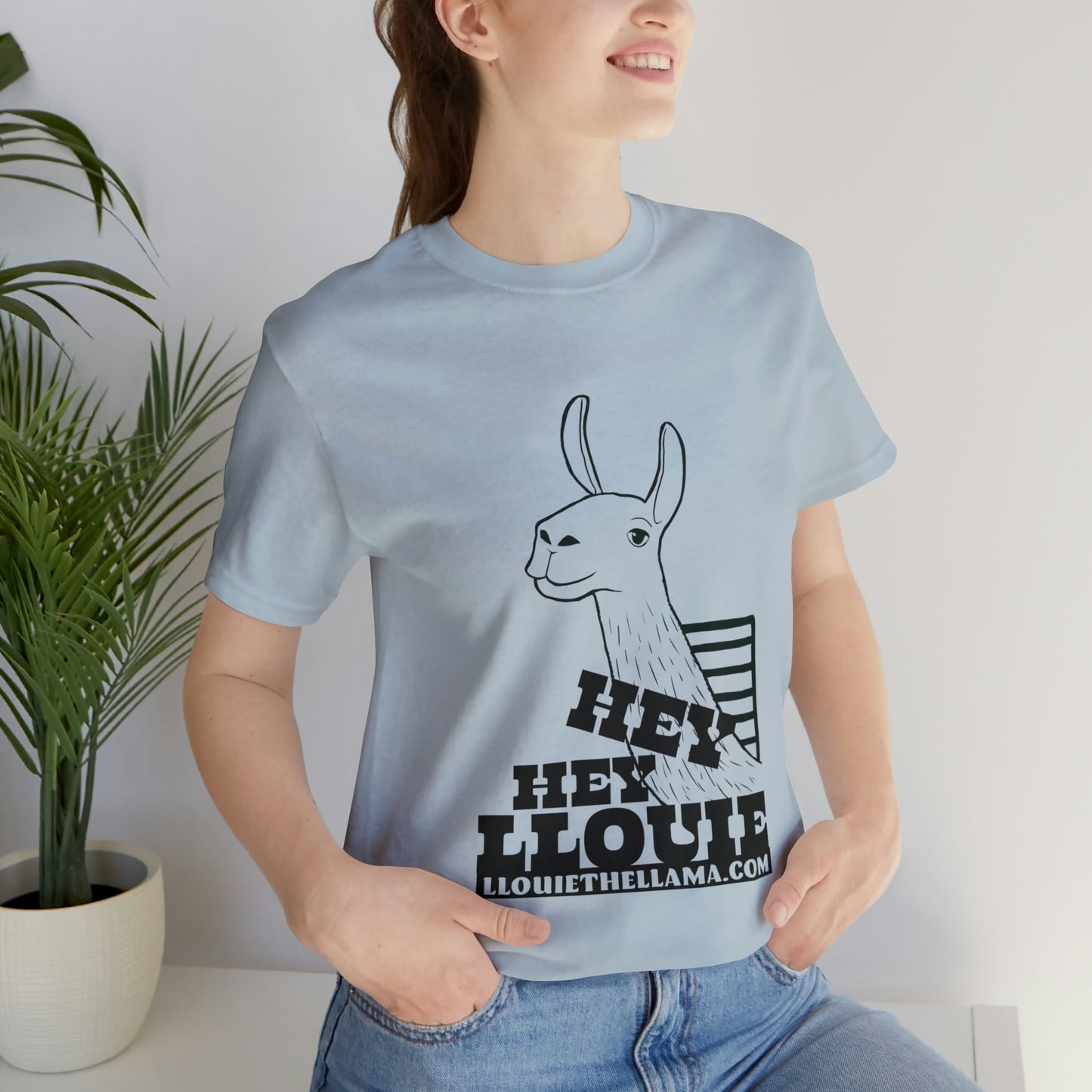 OFFICIAL Hey Hey Llouie T-Shirt (Black Print)