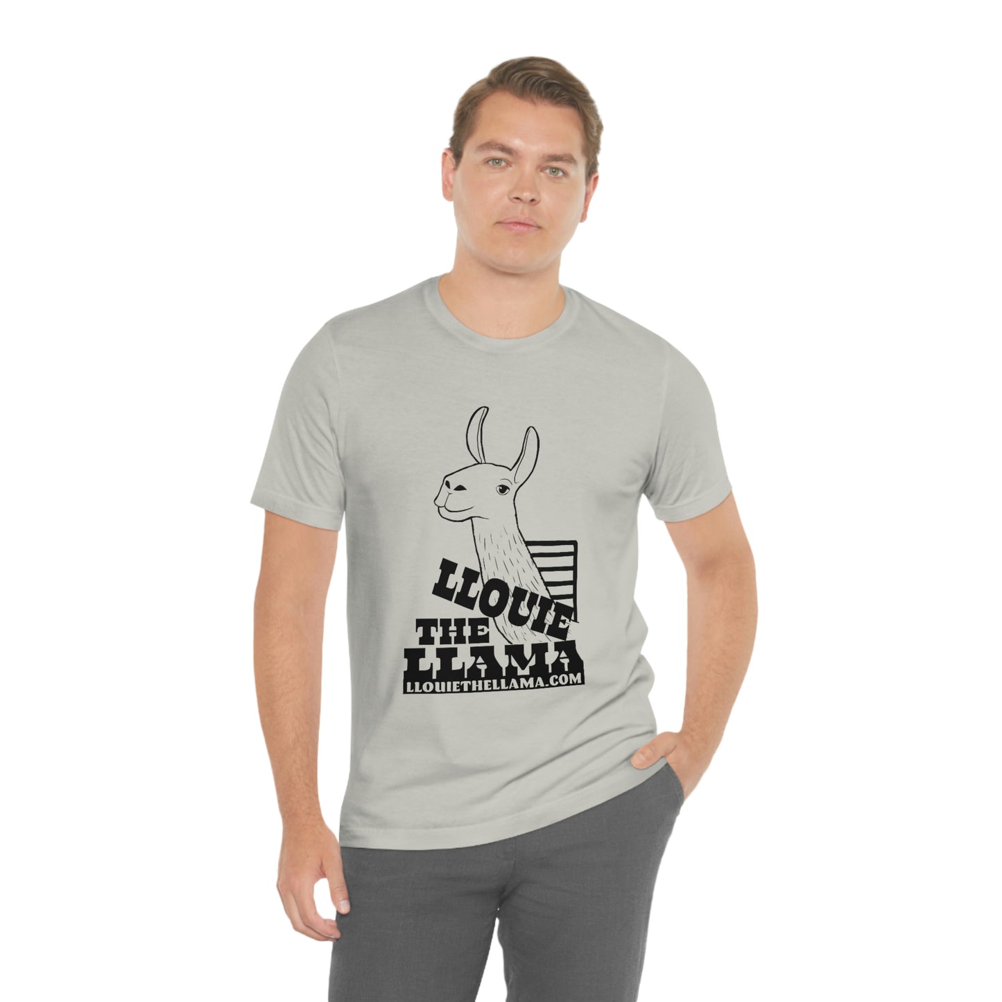 Llouie The Llama T-Shirt (Black Print)