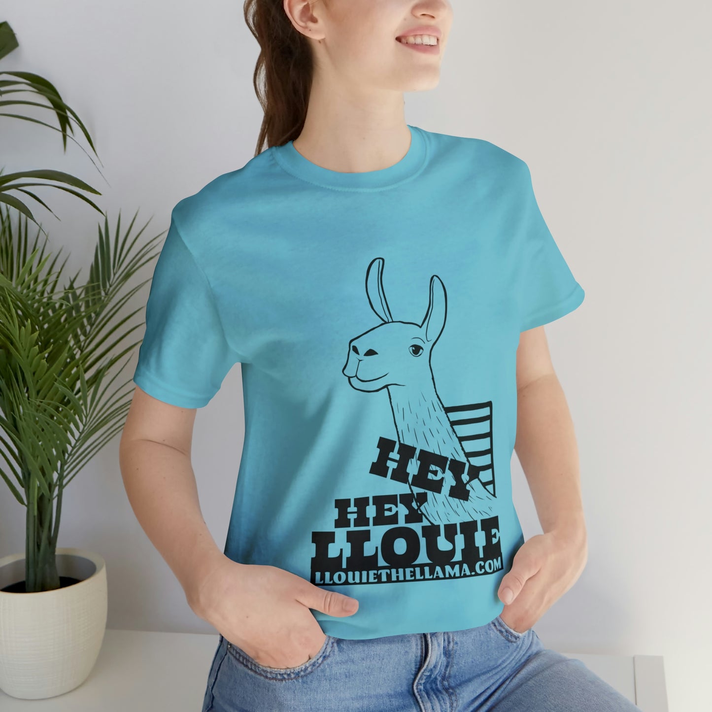 OFFICIAL Hey Hey Llouie T-Shirt (Black Print)