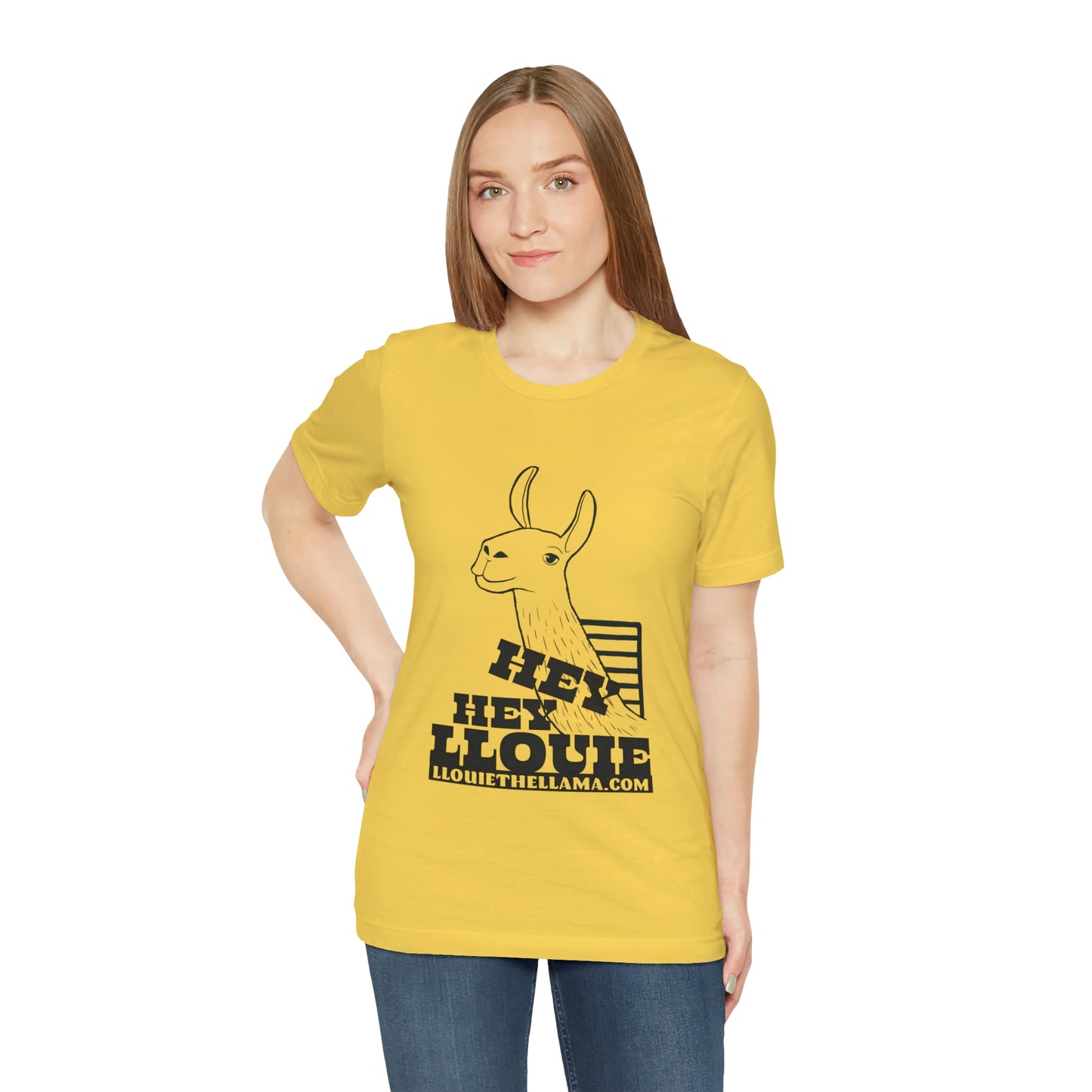 OFFICIAL Hey Hey Llouie T-Shirt (Black Print)