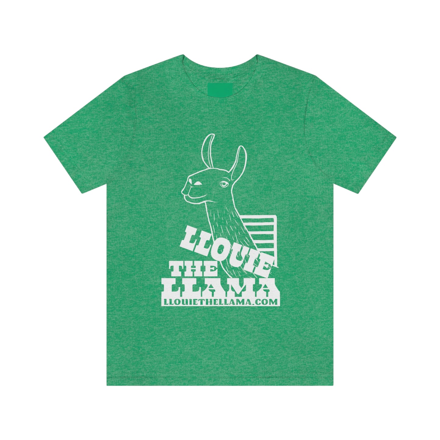 Llouie The Llama T-Shirt (White Print)