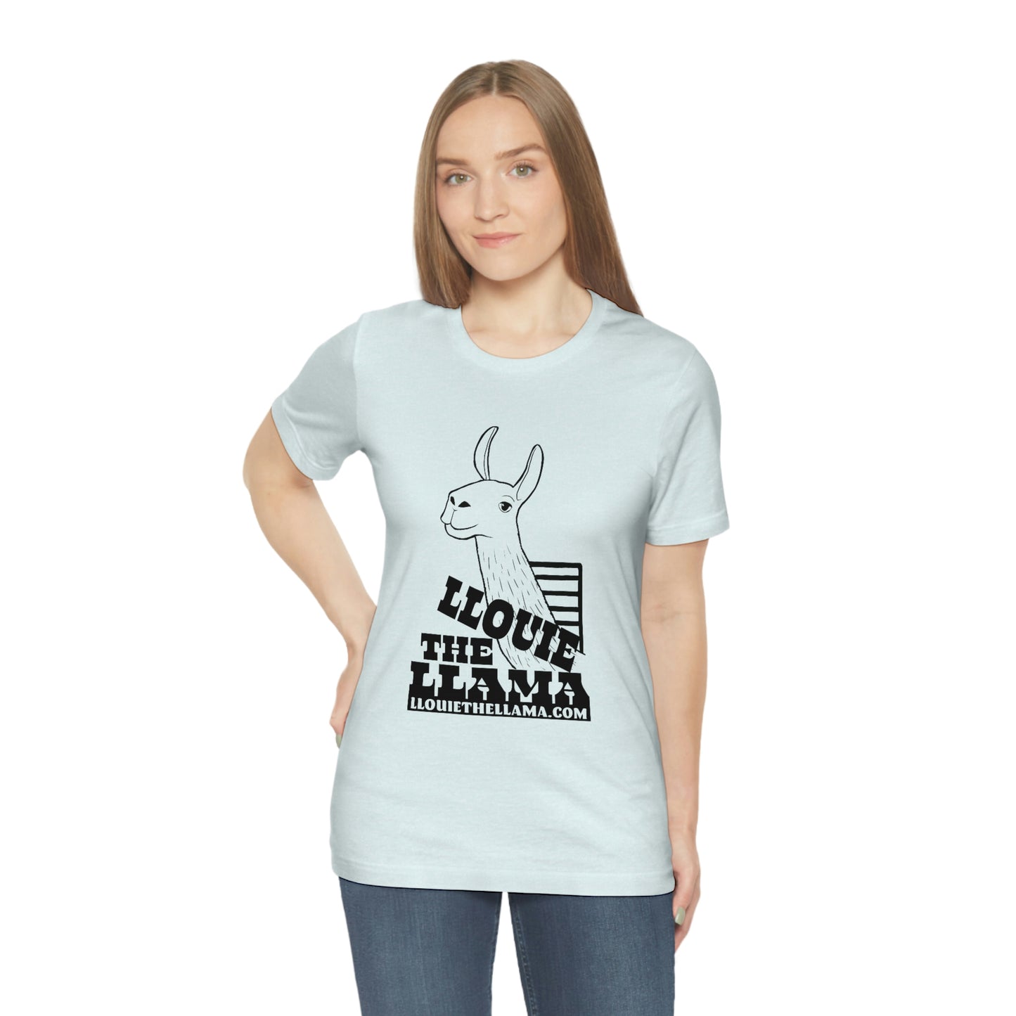 Llouie The Llama T-Shirt (Black Print)