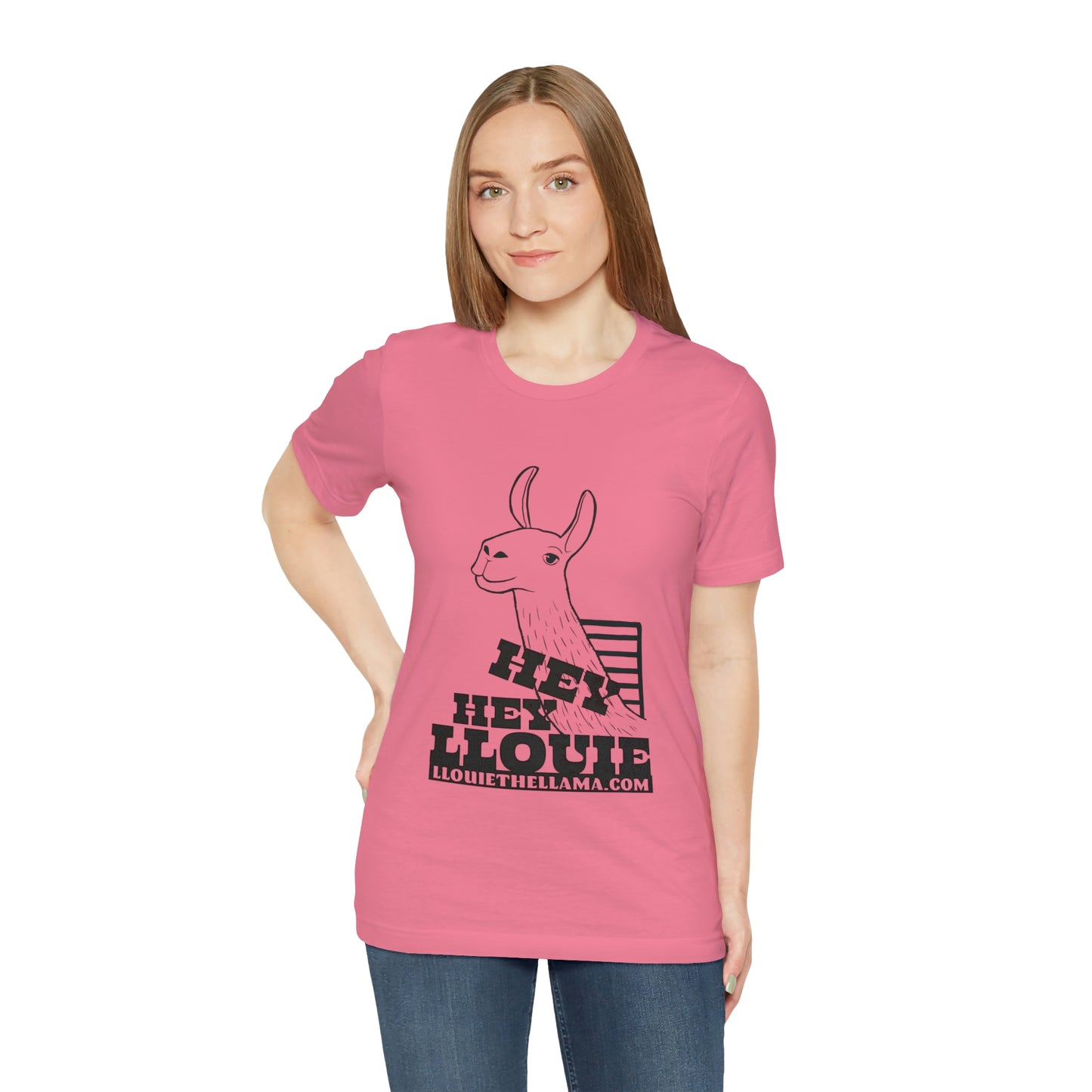 OFFICIAL Hey Hey Llouie T-Shirt (Black Print)