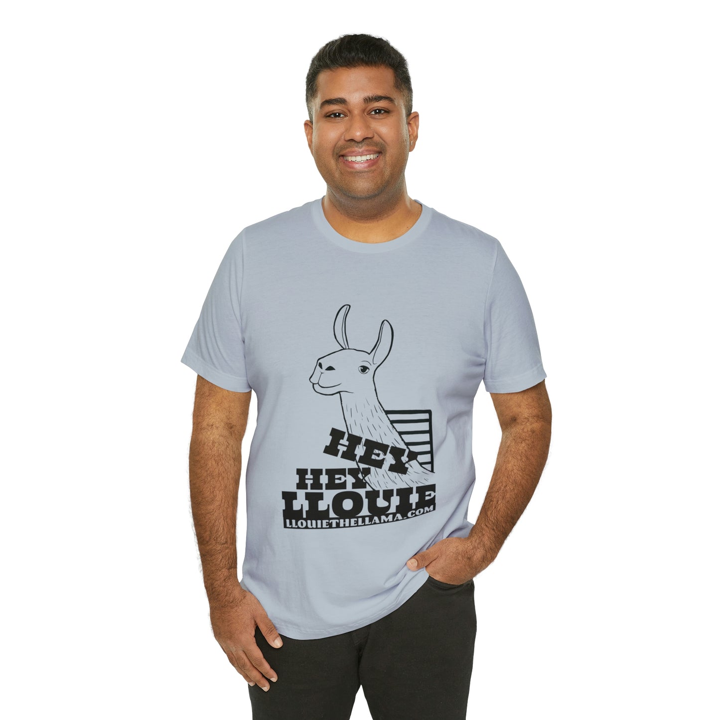 OFFICIAL Hey Hey Llouie T-Shirt (Black Print)