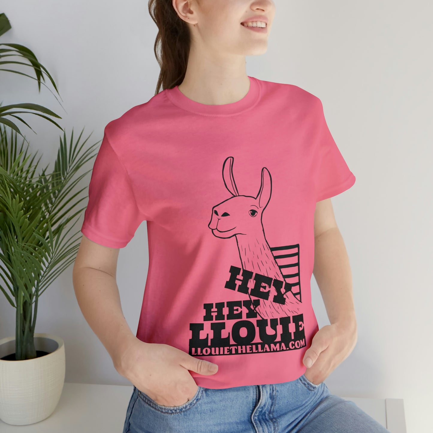 OFFICIAL Hey Hey Llouie T-Shirt (Black Print)